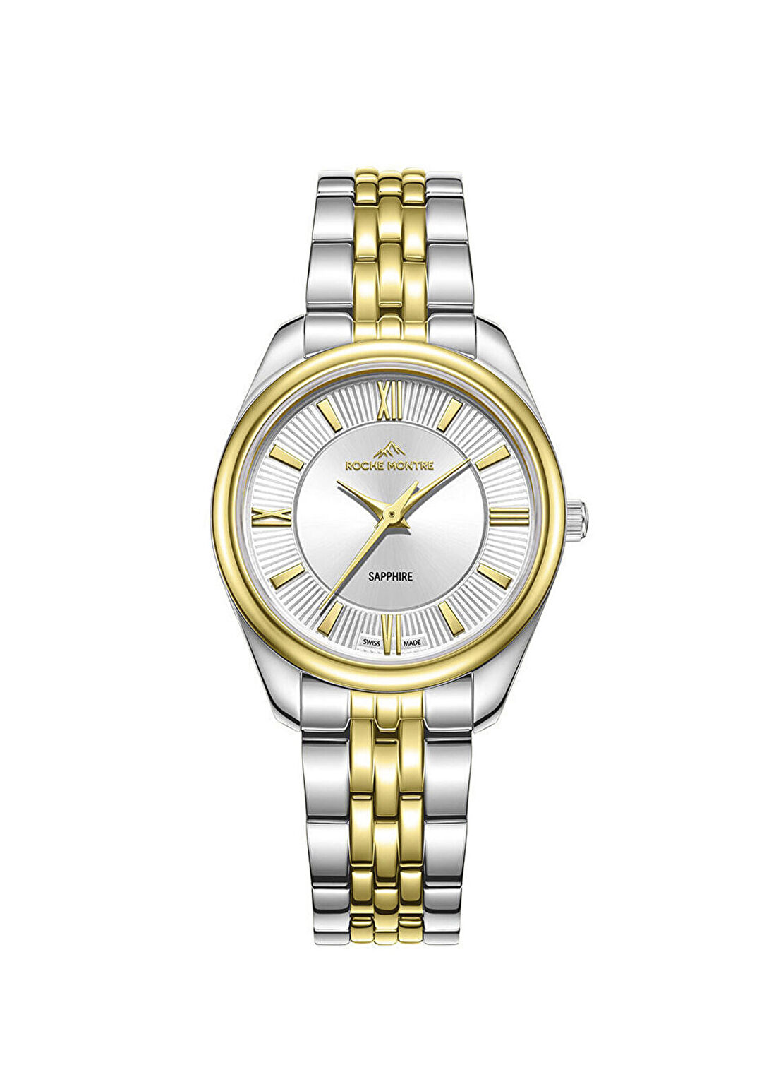 Roche Montre RML7000-02 Altın Rengi Metalik Gri Çelik Kadın Kol Saati