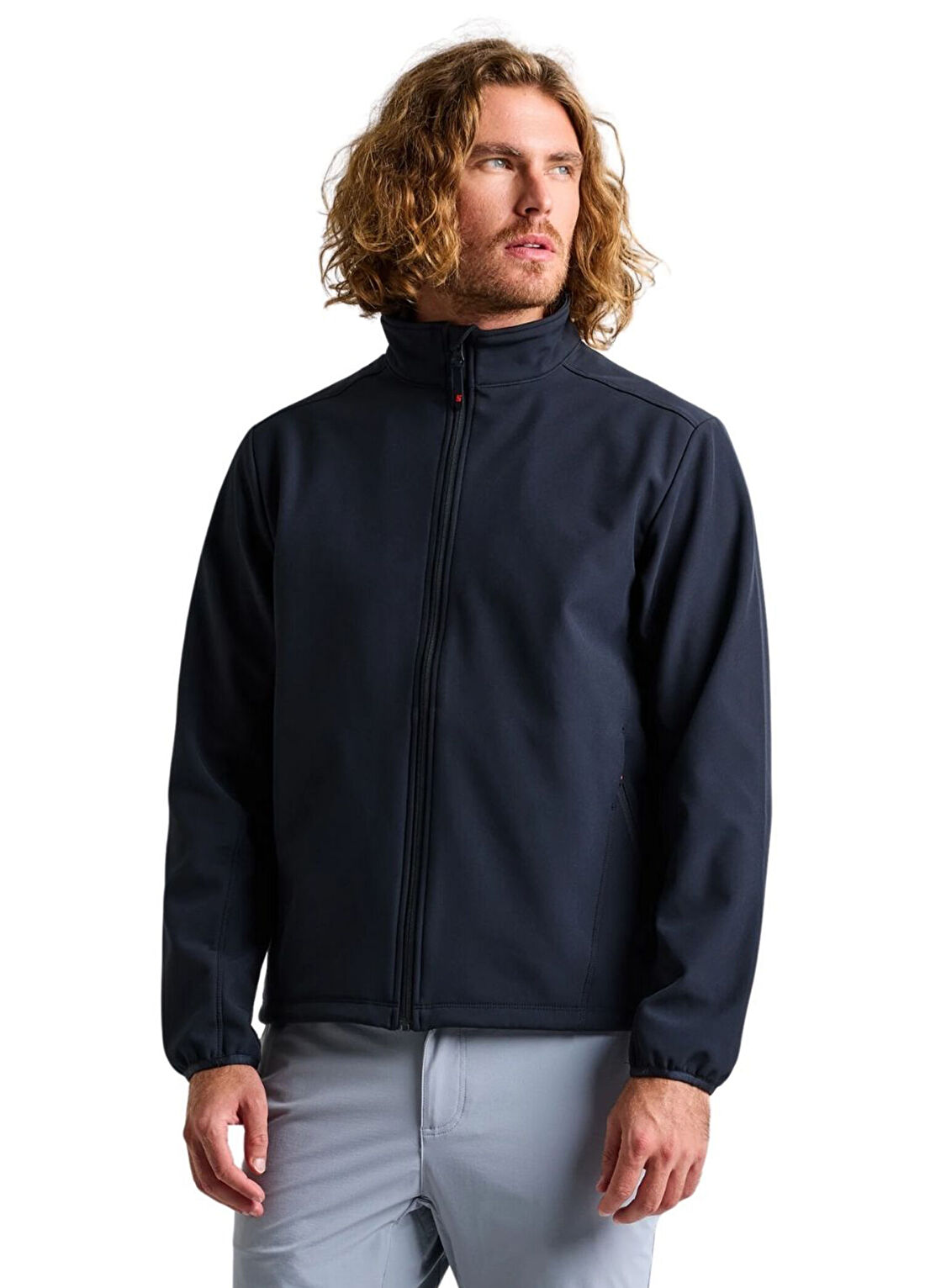Slam Act Warm Softshell Siyah Erkek Spor Ceket