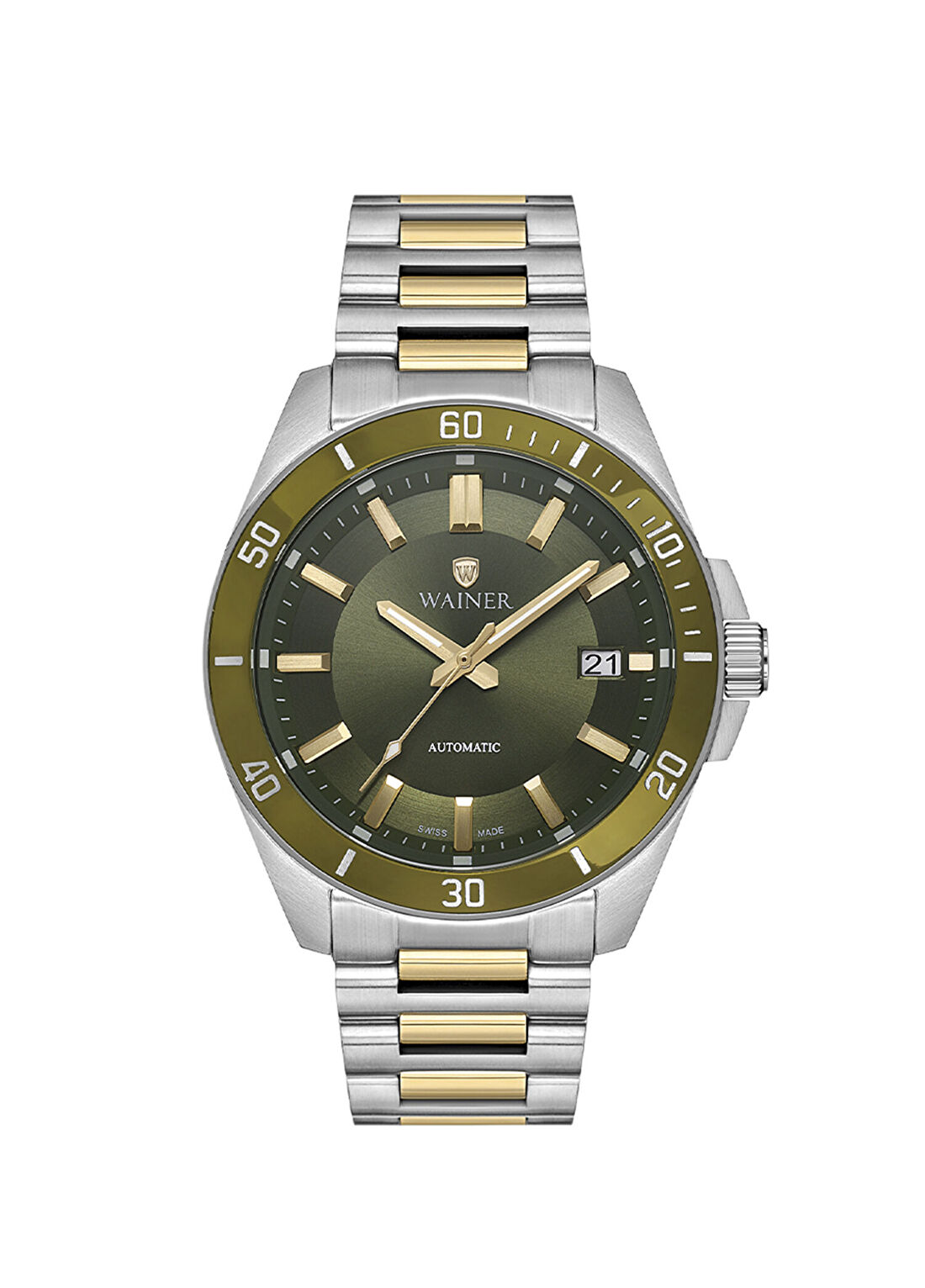 Wainer WA.25540-E Gümüş Çelik Erkek Kol Saati