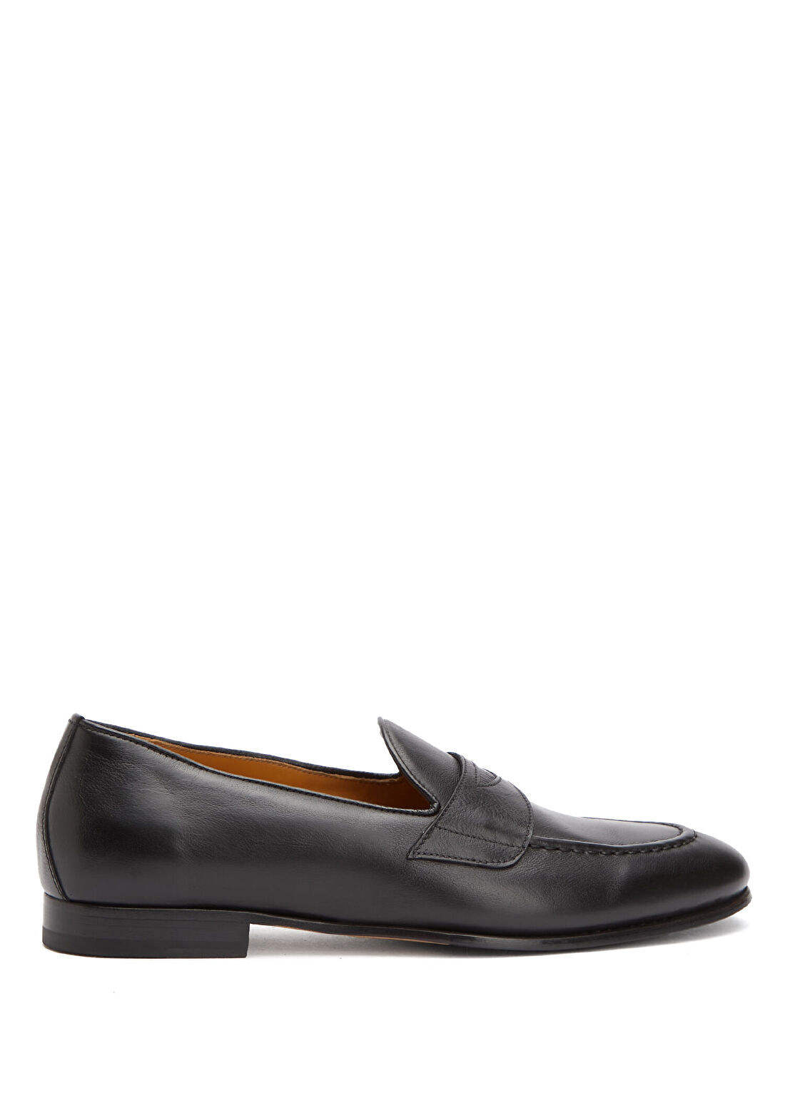Kiton Siyah Erkek Deri Loafer
