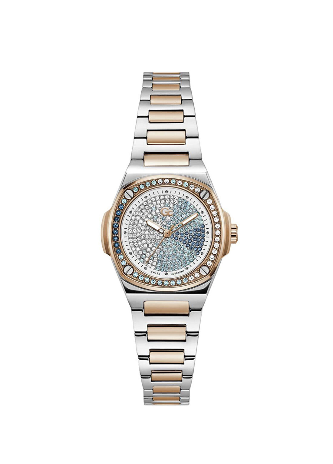 GCZ12010L9 Shape Mini Metalik Gri Rose Gold Çelik Kadın Kol Saati