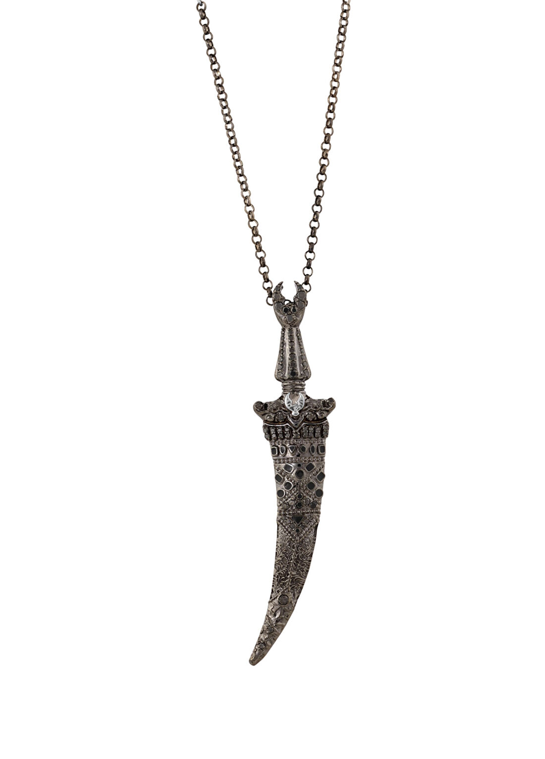 Bee Goddess Sword Erkek Gümüş Kolye