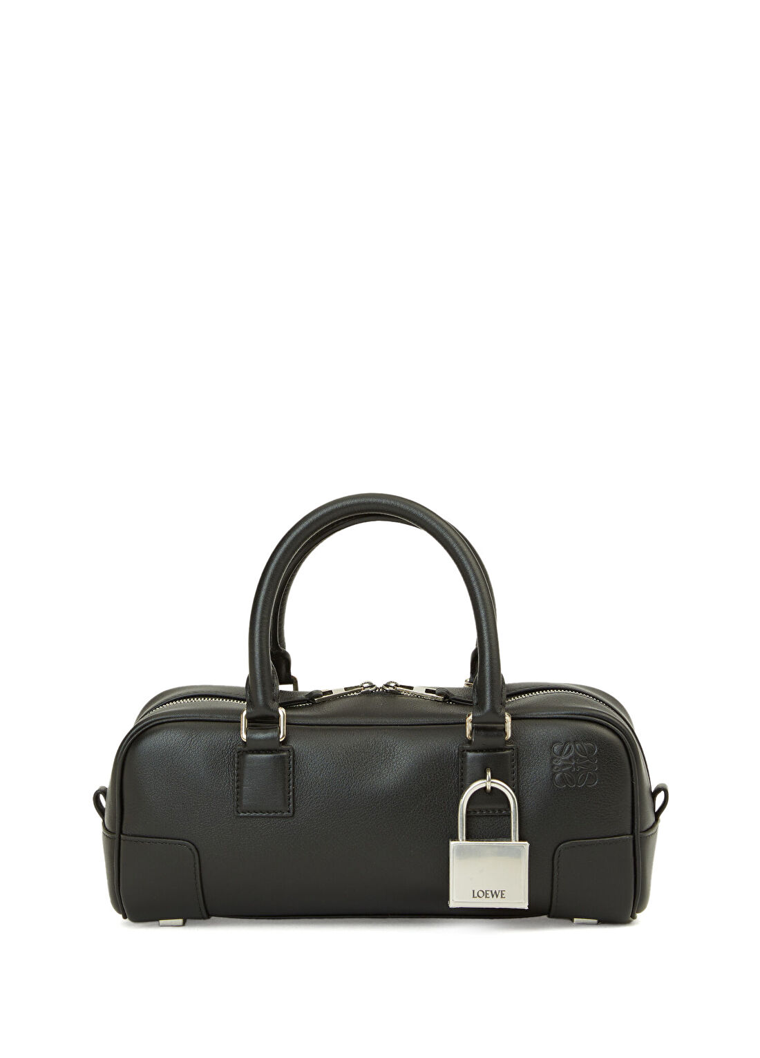 Loewe Amazona 23 Cropped Siyah Kadın Deri Çanta