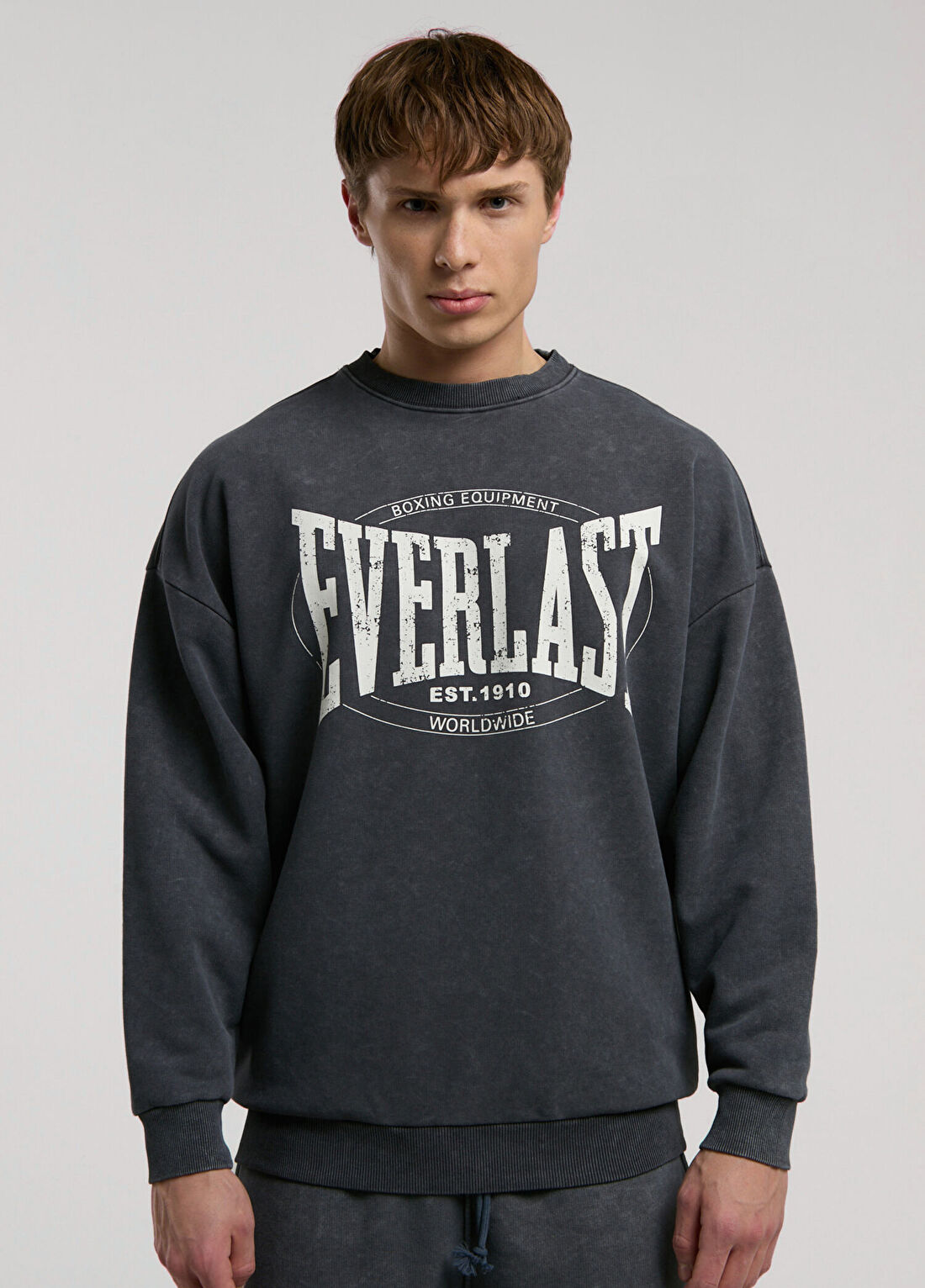 Everlast Authentic Boxing Antrasit Oversize Sweatshirt