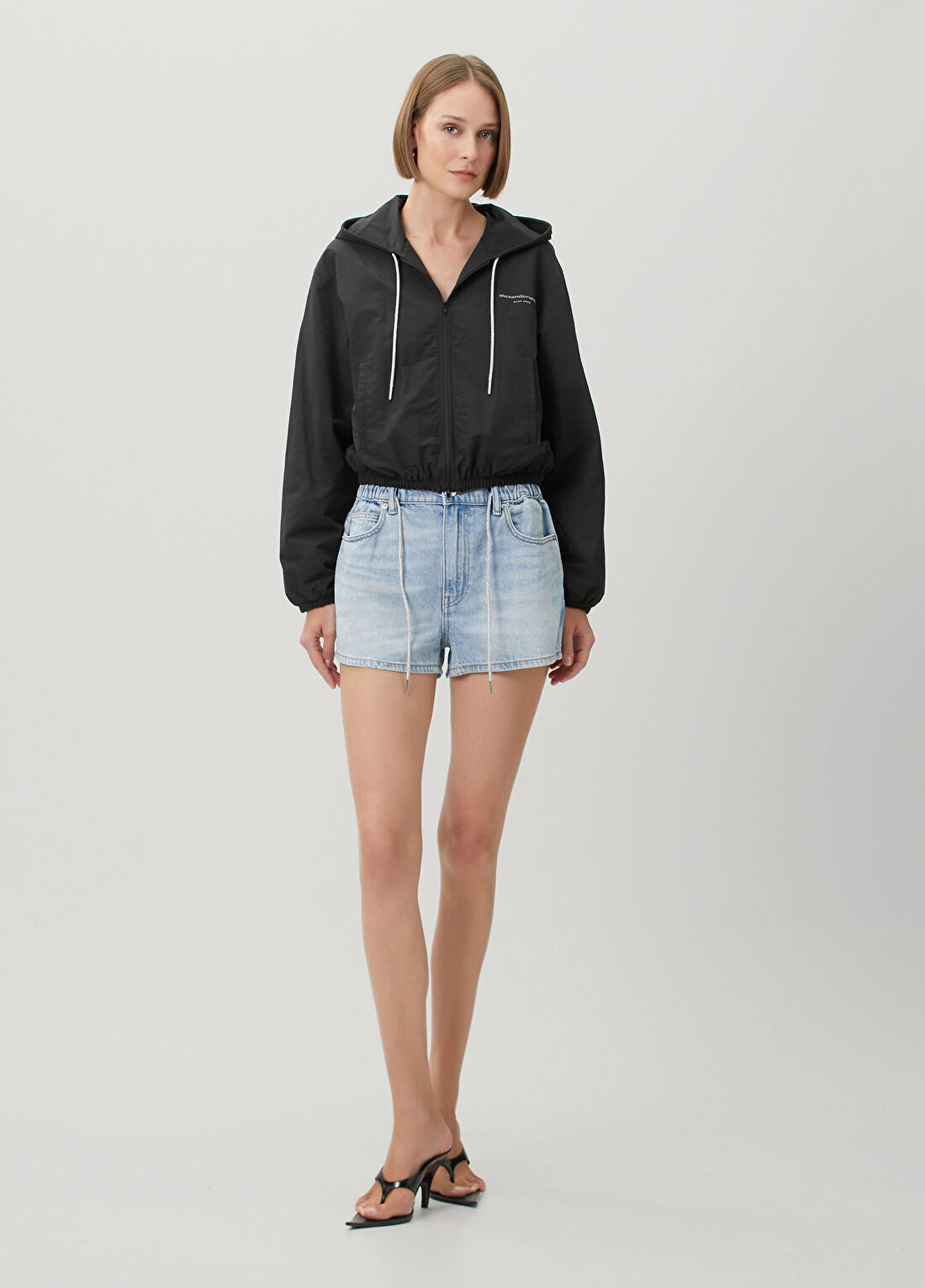 Alexander Wang Açık Mavi Denim Şort