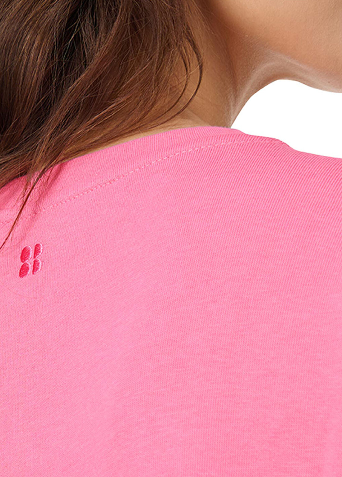 Sweaty Betty After Class Longline Pembe Uzun Kollu Kadın Sweatshirt görsel 4