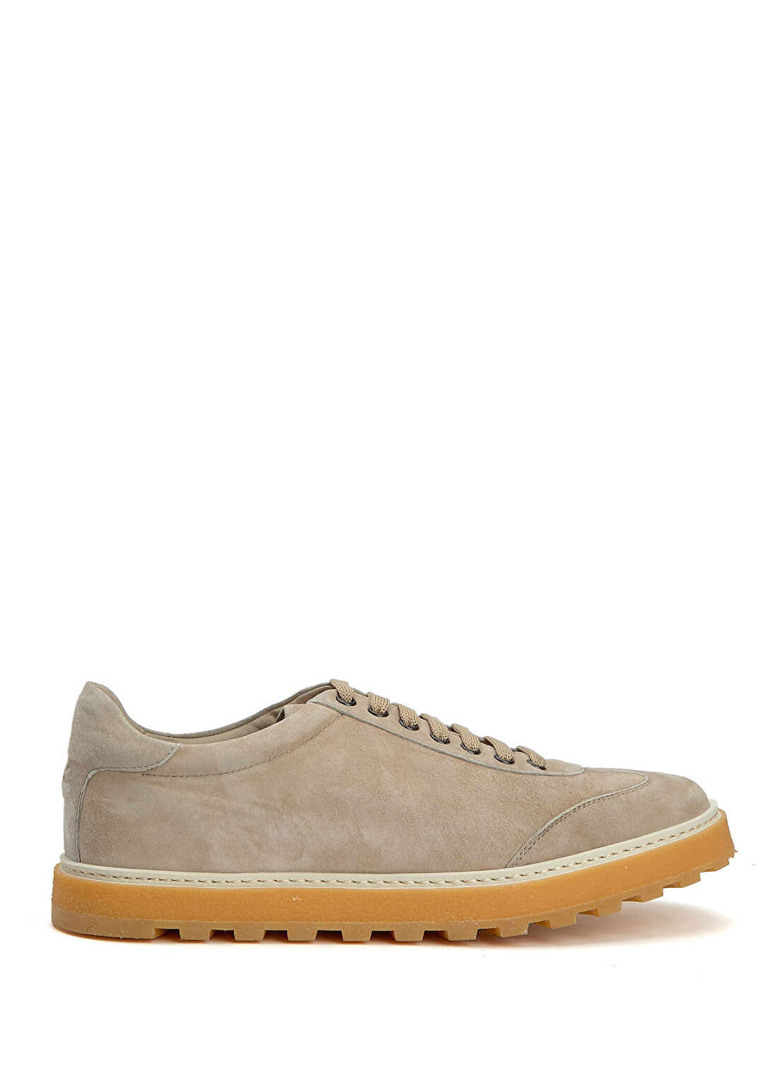 Isaia Bej Erkek Süet Sneaker