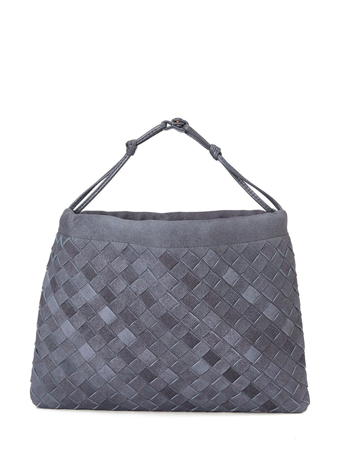 Bottega Veneta Dustbag Mavi Kadın Deri Omuz Çantası görsel 4