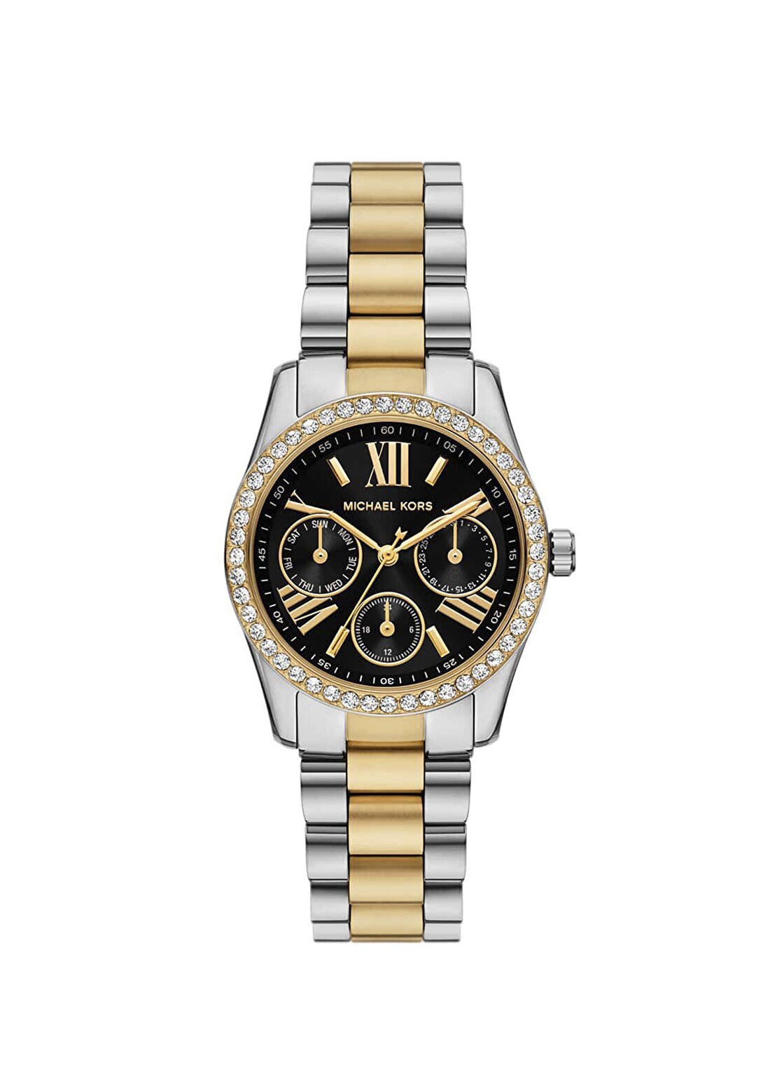 Michael Kors MK4925 Altın Rengi Metalik Gri Çelik Kadın Kol Saati