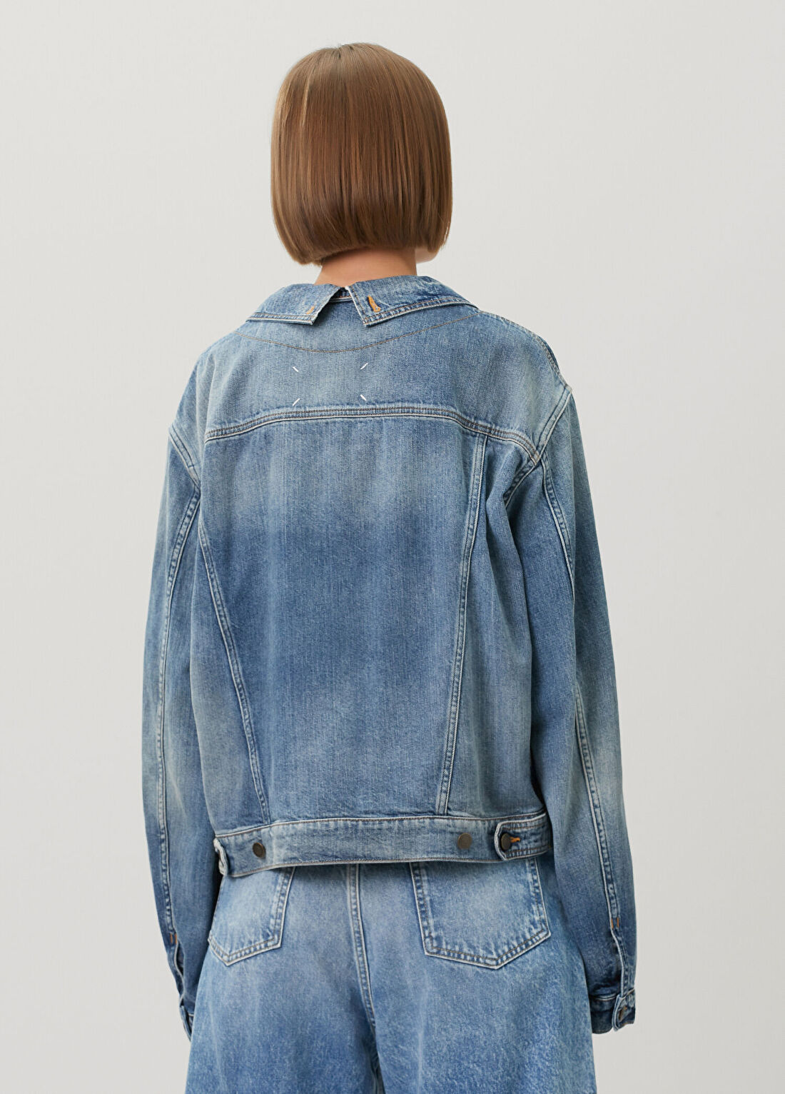 Maison Margiela Mavi Denim Ceket görsel 4