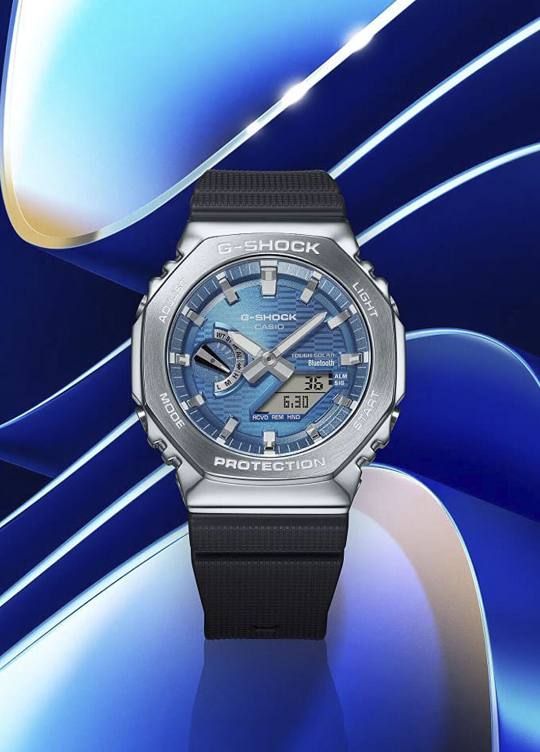 Casio G-Shock GBM-2100A-2BDR Siyah Silikon Erkek Kol Saati görsel 2