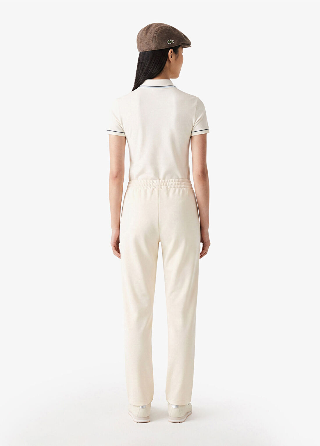 Lacoste Krem Regular Fit Kadın Eşofman Altı görsel 3