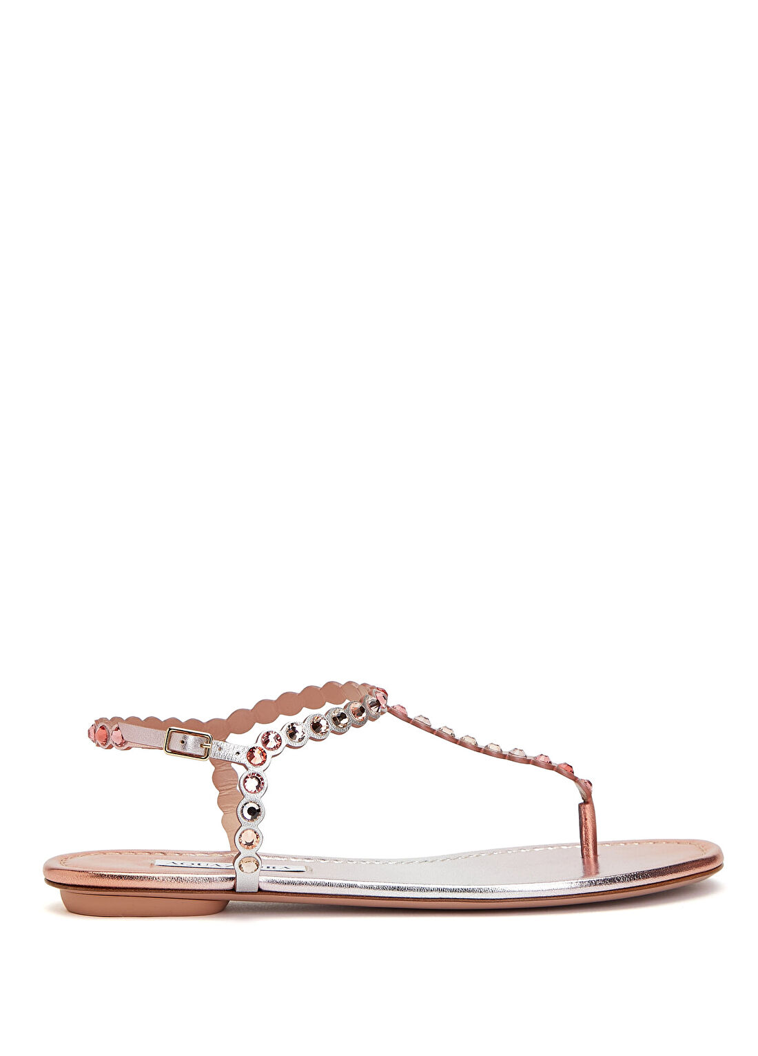 Aquazzura Tequila Pembe Kadın Deri Sandalet