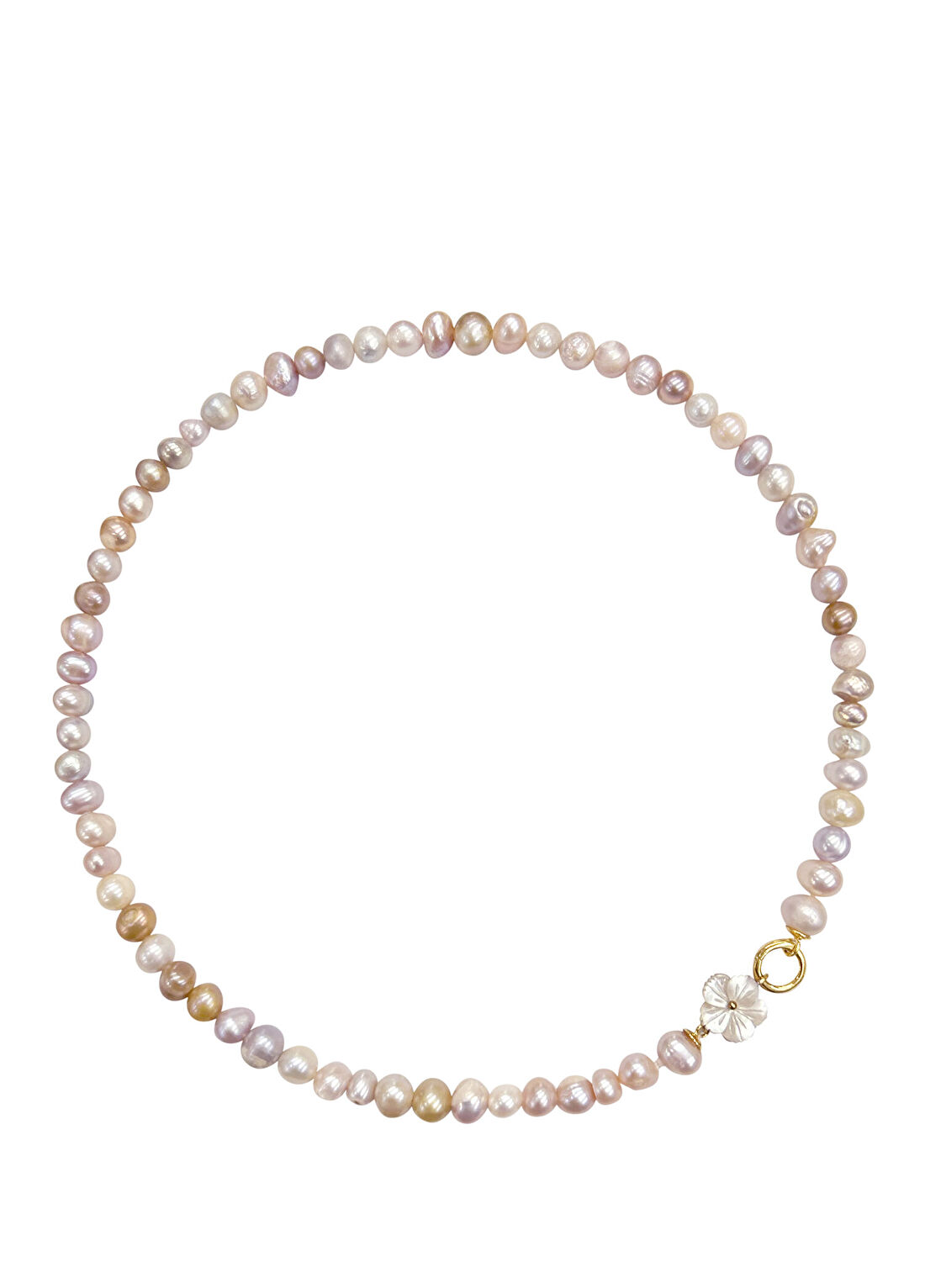 Alegoria Jewellery Cleito 925 Ayar Gümüş 24 Ayar Altın Kaplama Kadın İnci Kolye