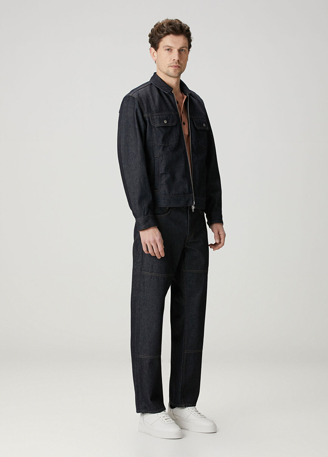 Rag&Bone Classic Fit Beau Indigo Denim Ceket görsel 2