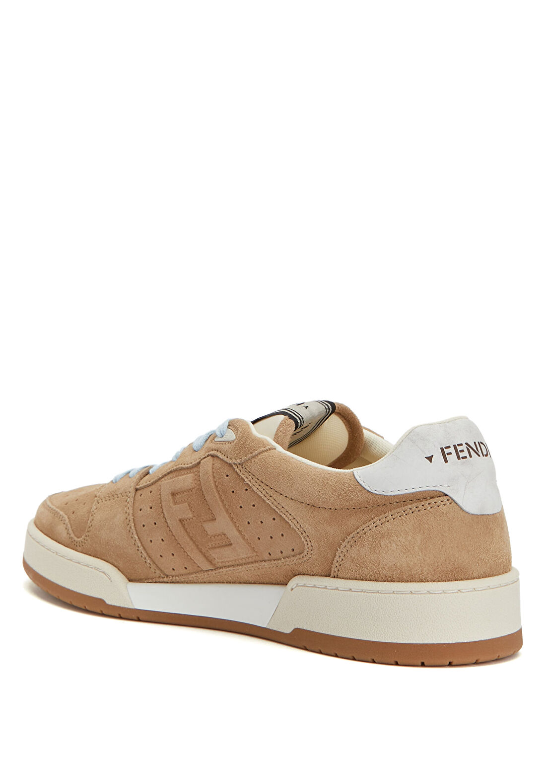 Fendi Match Bej Erkek Süet Sneaker görsel 3