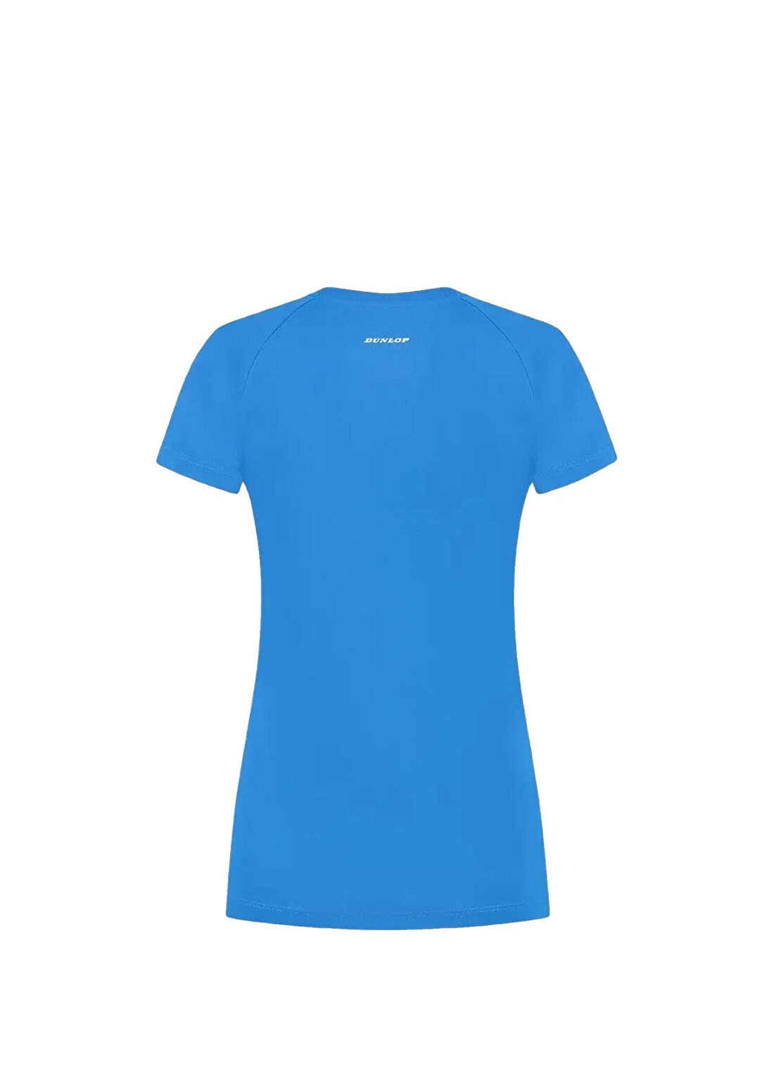 Dunlop D AP Club Mavi Kısa Kollu Kadın Tenis T-shirt görsel 2