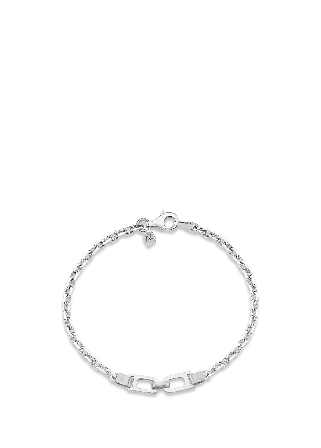 Aleyna Cebeci Jewelry Clamp 925 Ayar Gümüş Erkek Bileklik