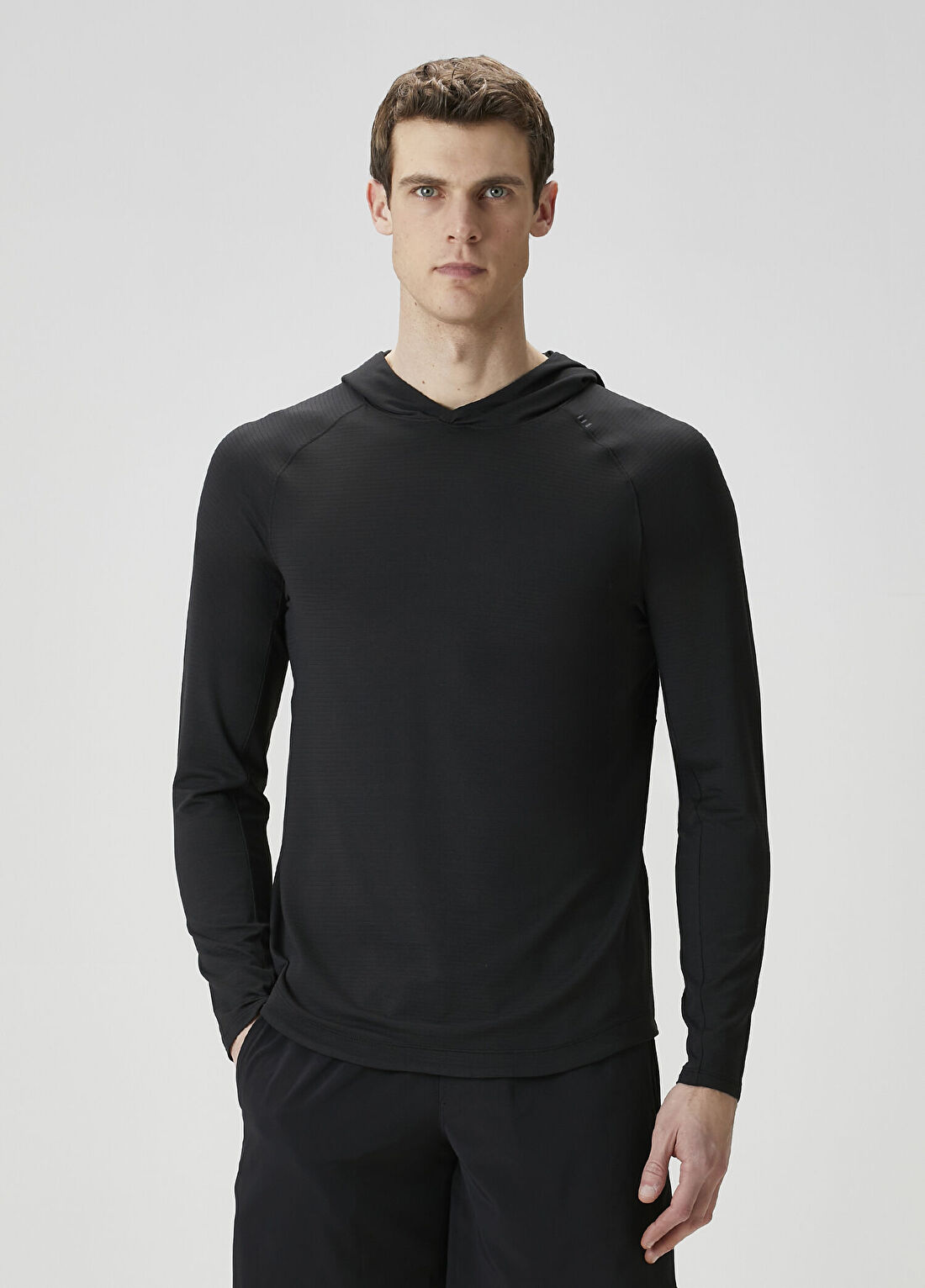lululemon License to Train Siyah Kapüşonlu Sweatshirt
