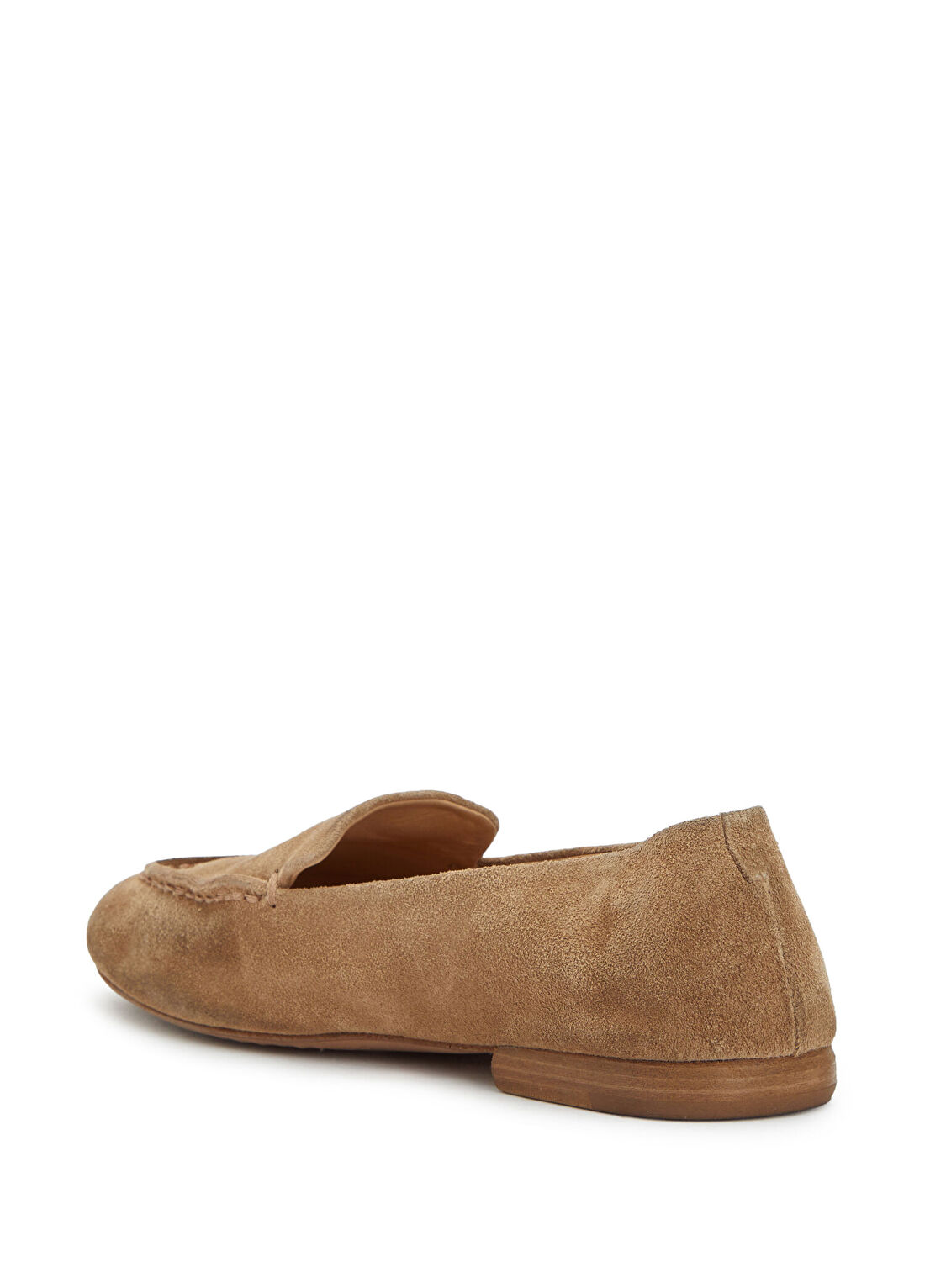 Marsell Taba Kadın Süet Loafer görsel 3