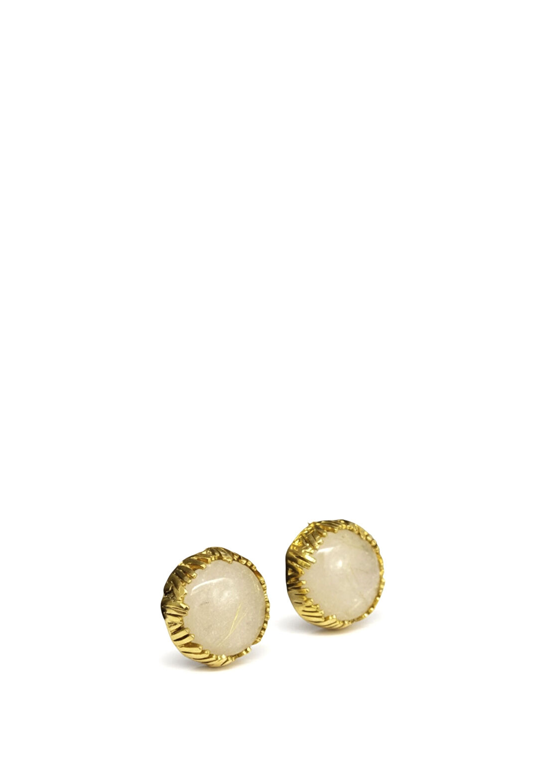 La Pluie Lunara Earrings Aytaşı 22 Ayar Altın Kaplama Kadın Küpe