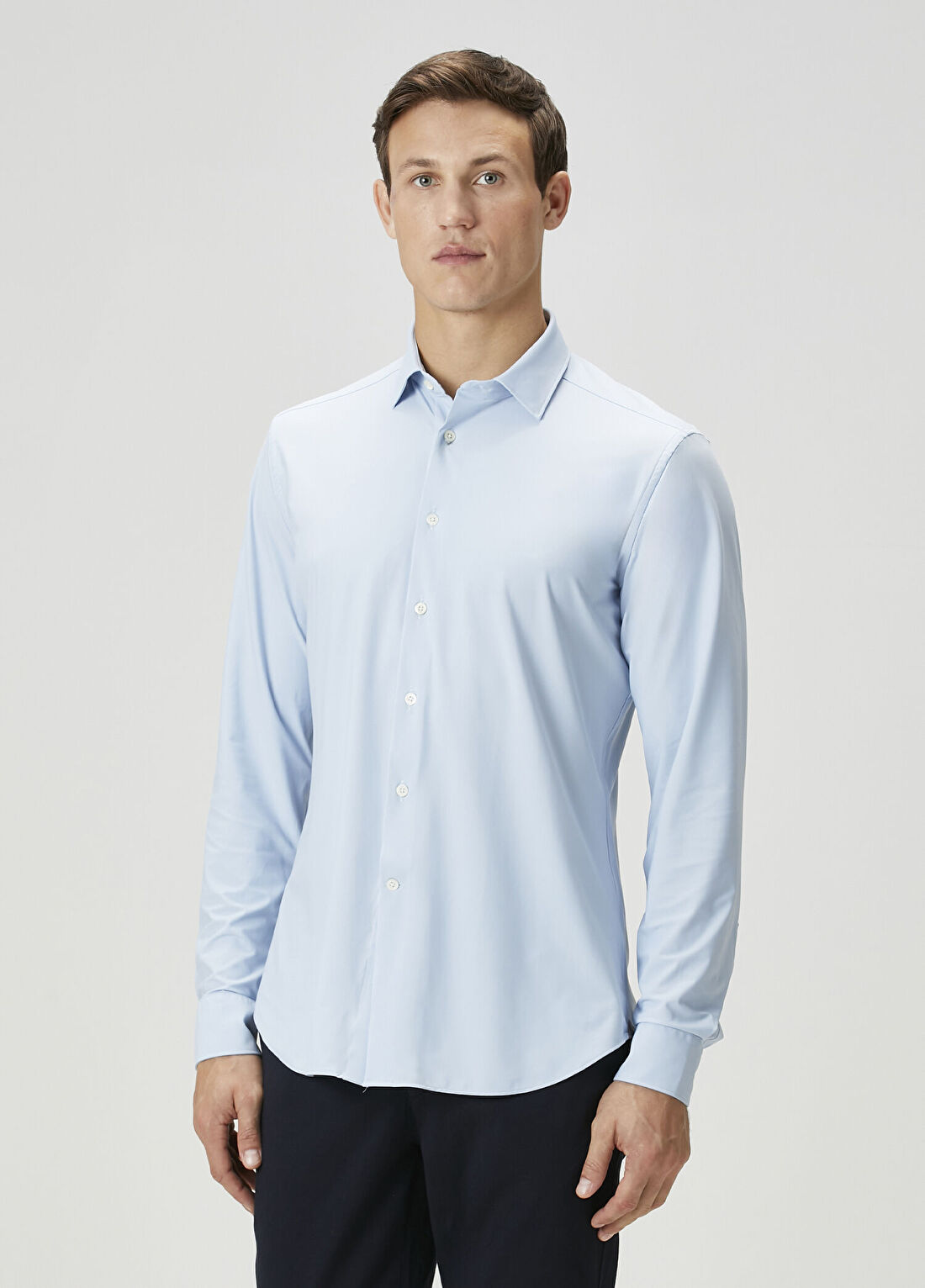 Corneliani Açık Mavi Gömlek görsel 3
