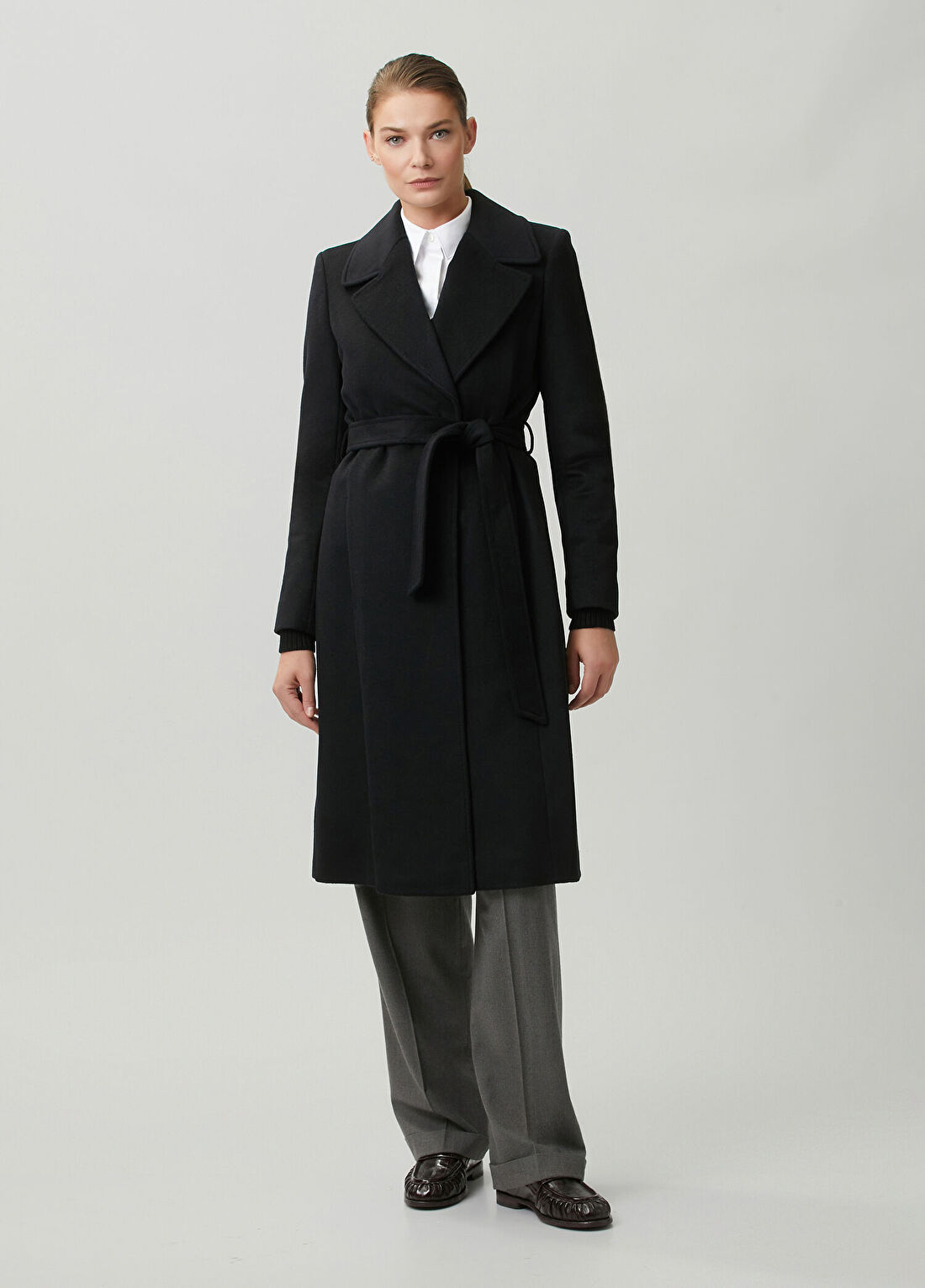 Lauren Ralph Lauren Siyah Yün Palto