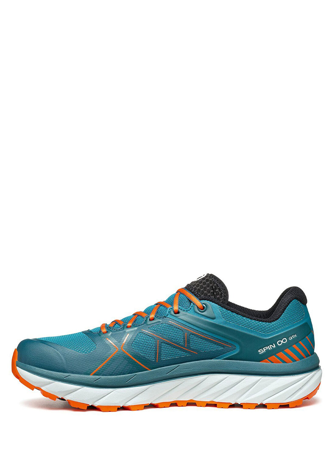 Scarpa Spin Infinity Gore-Tex Lake Blue Orange Erkek Koşu Ayakkabısı görsel 3