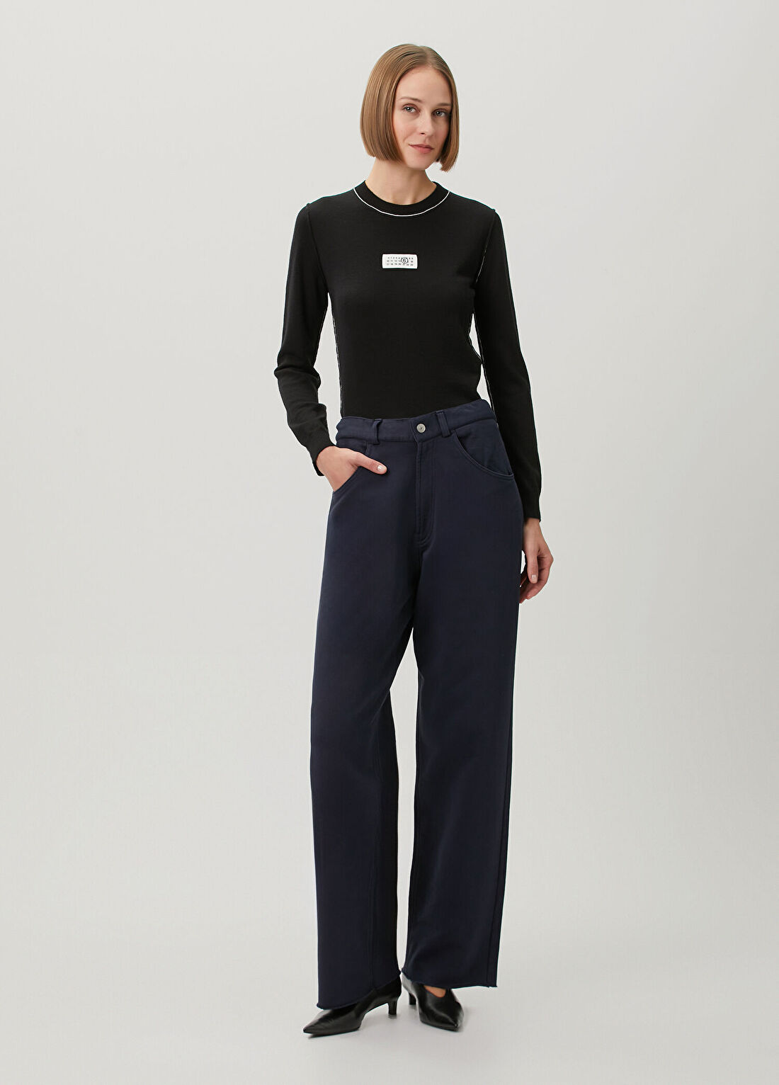 MM6 Maison Margiela Lacivert Pantolon