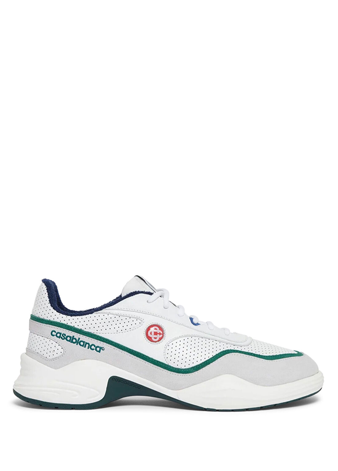Casablanca Court Championship Beyaz Erkek Deri Sneaker