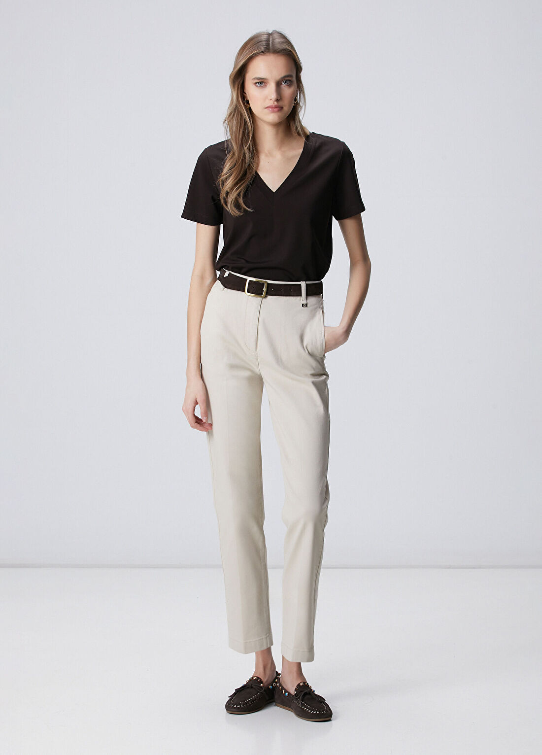 Network Siyah Basic T-shirt görsel 3