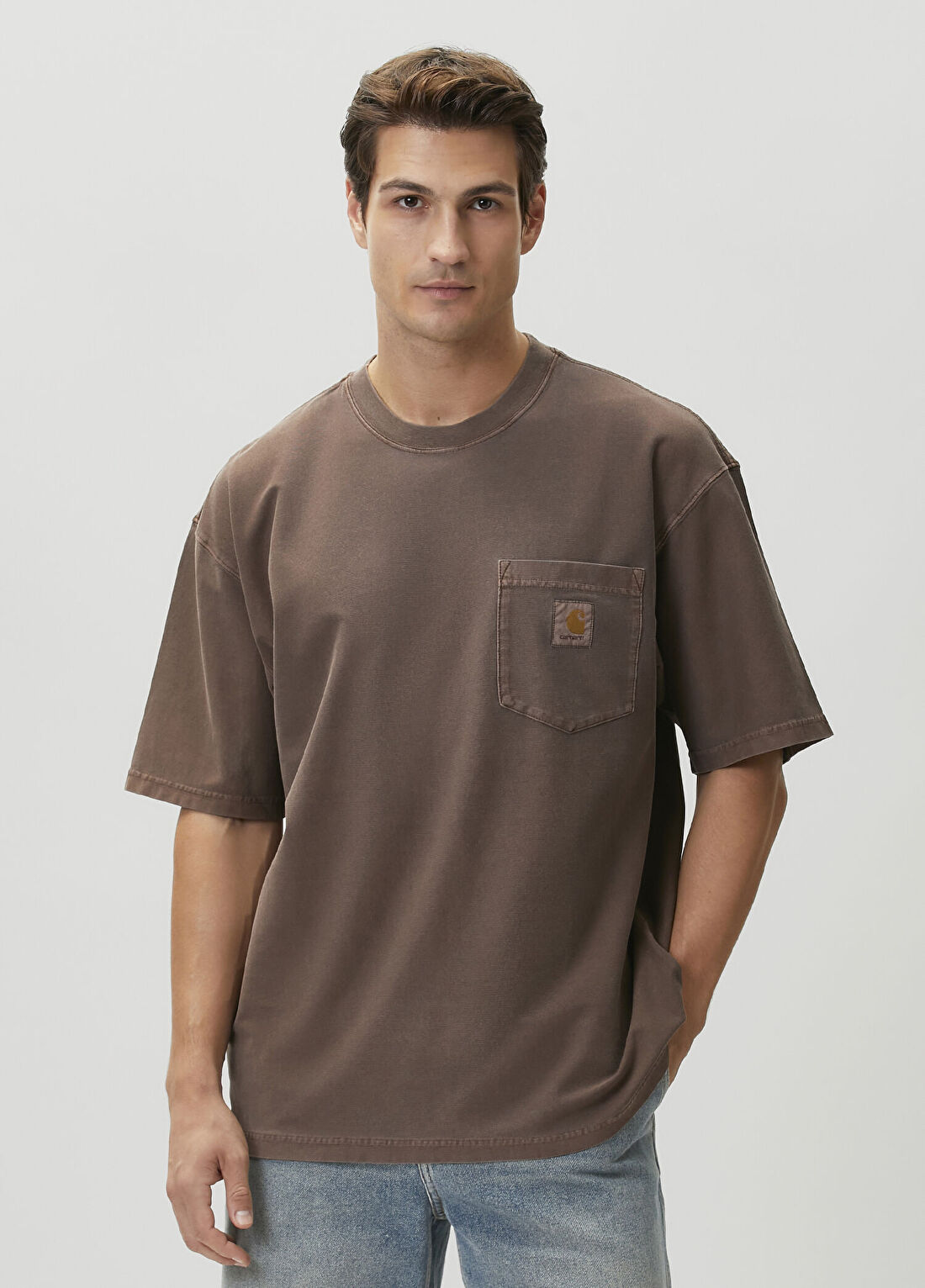 Carhartt WIP Loose Fit Kahverengi T-shirt