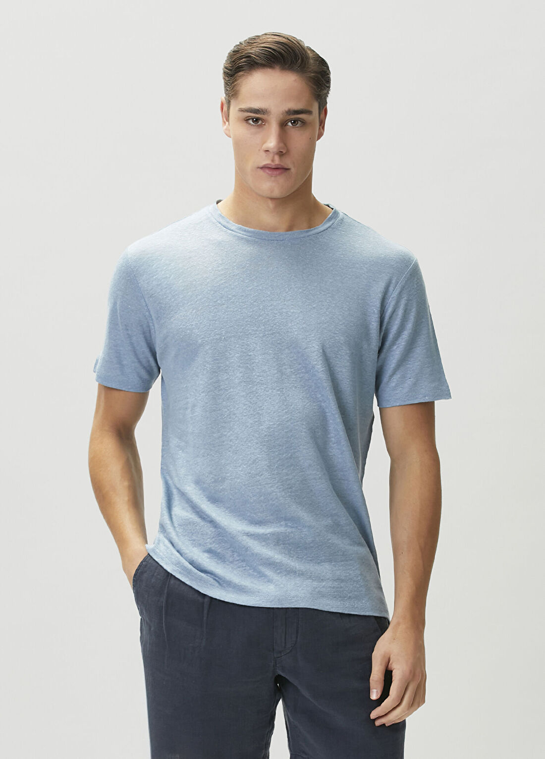 Rag&Bone Mavi Keten T-shirt