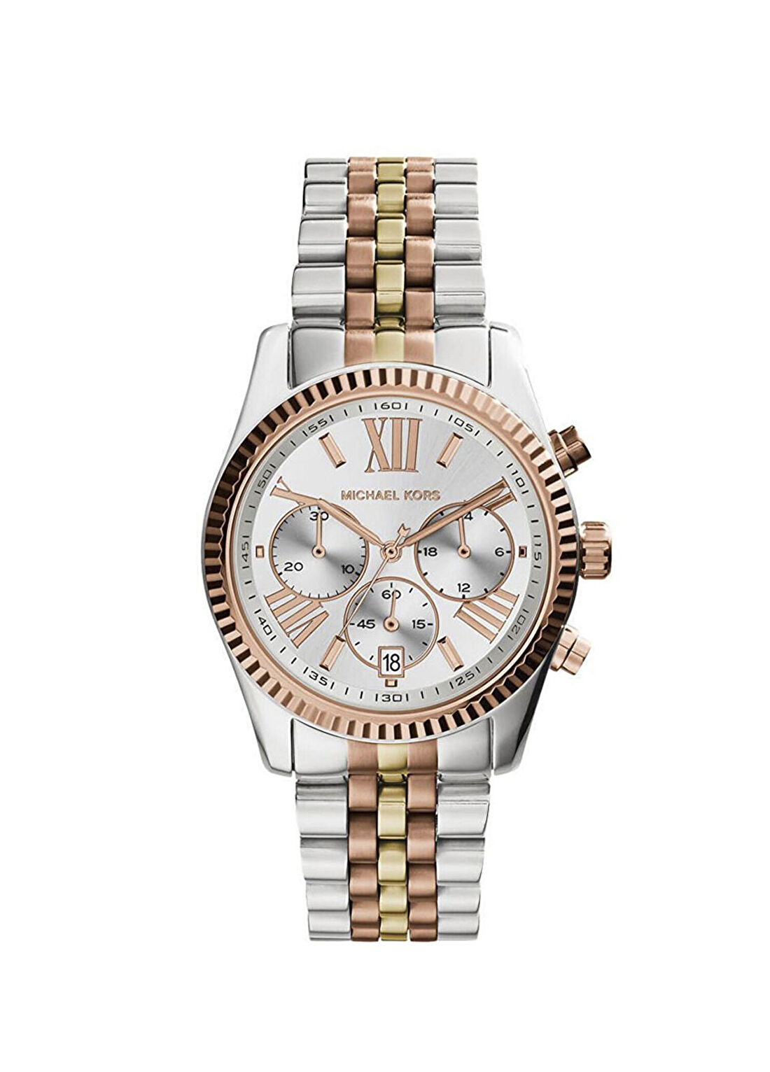 Michael Kors MK5735 Rose Gold Metalik Gri Çelik Kadın Kol Saati