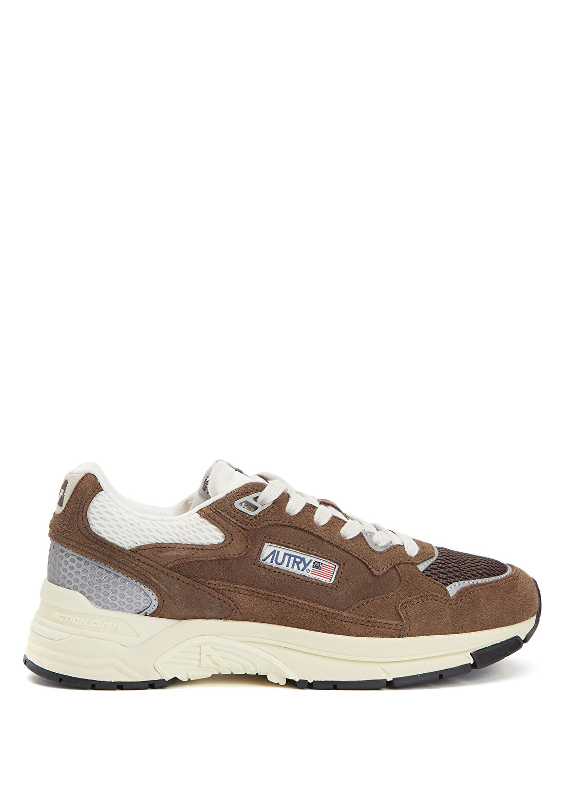 Autry Hyperway Kahverengi Kadın Deri Sneaker