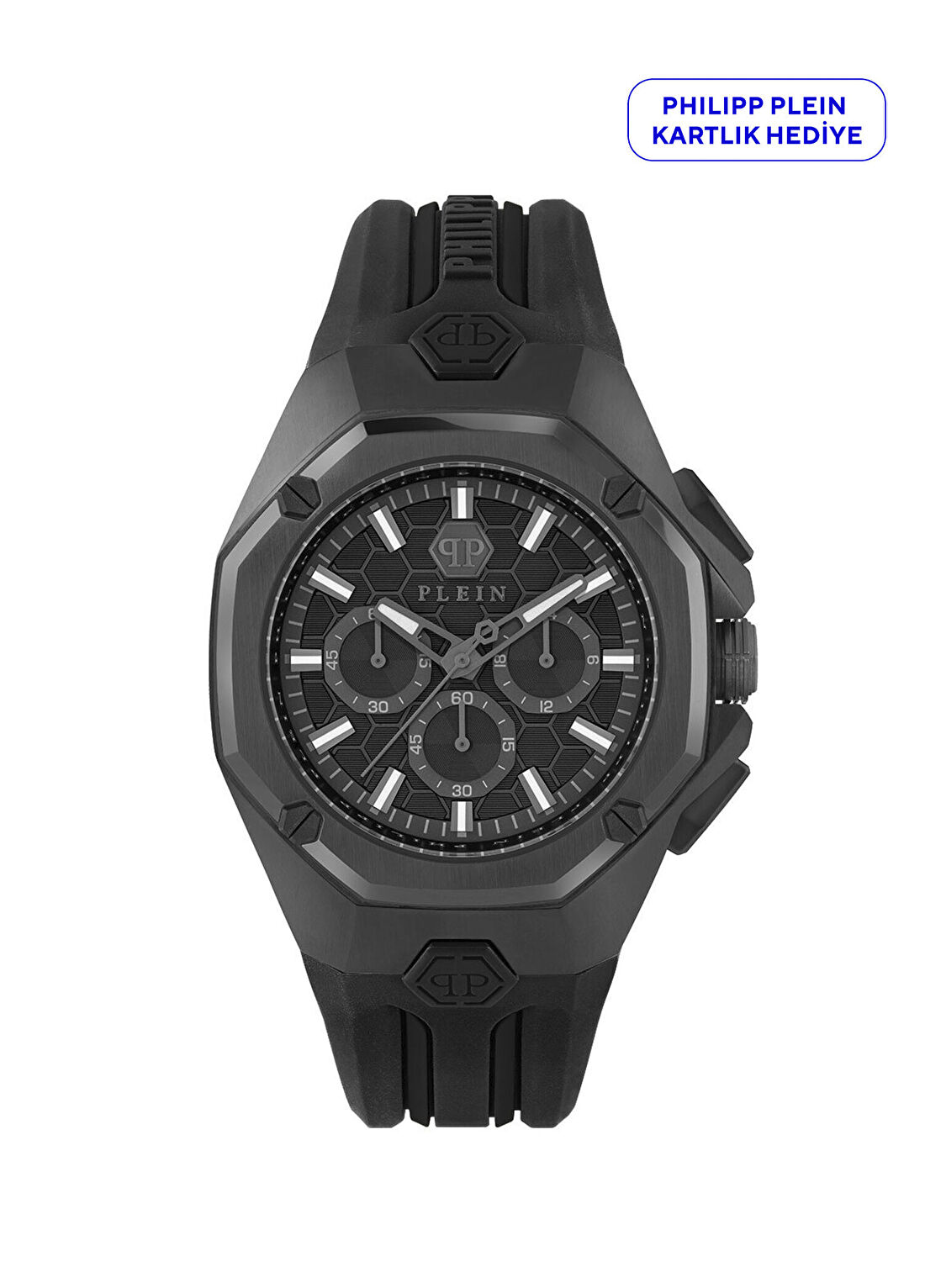 Philipp Plein PWTBA0623 Siyah Erkek Kol Saati