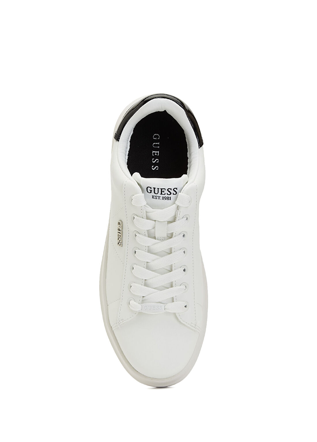 Guess Elbina Beyaz Kadın Deri Sneaker görsel 4