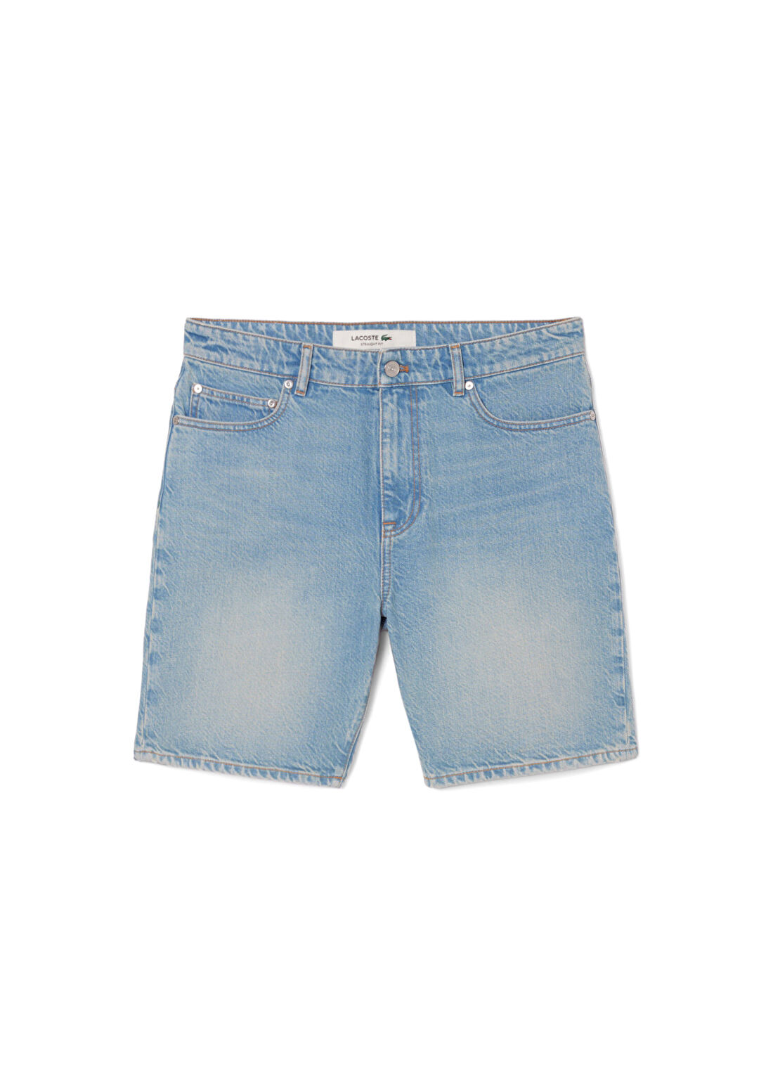 Lacoste Mavi Straight Fit Organik Pamuk Erkek Bermuda Şort görsel 3