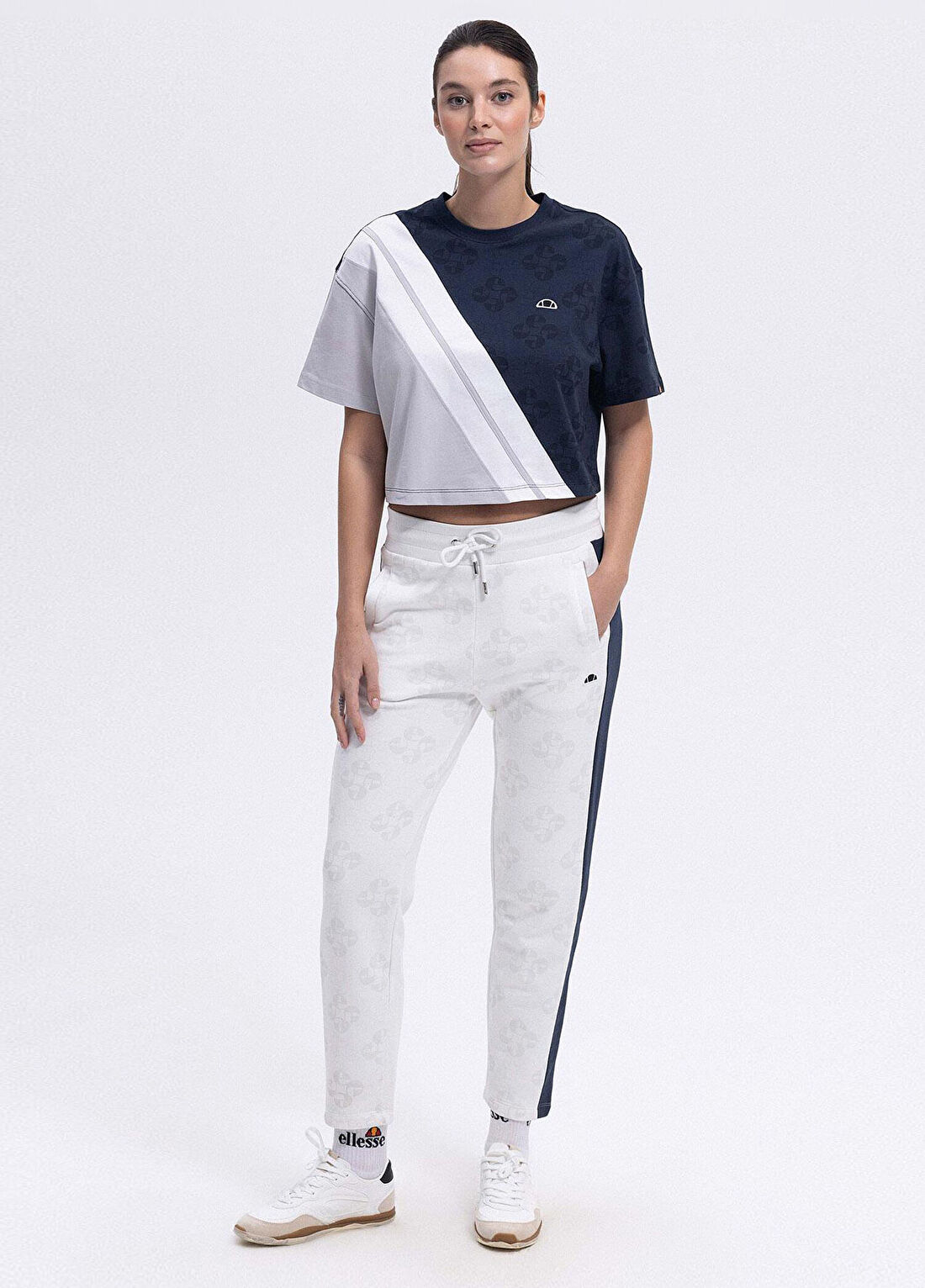 Ellesse Kırık Beyaz Kadın Eşofman Altı EF381-OF