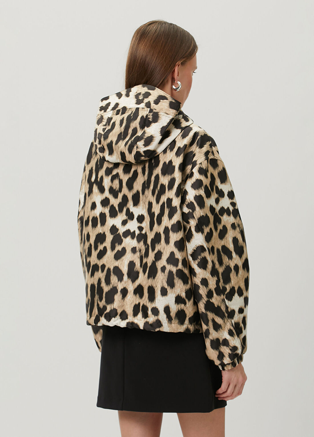 Givenchy Leopar Desenli Kapüşonlu Ceket görsel 4