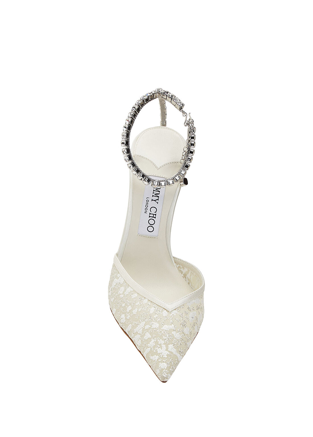 Jimmy Choo Silver Topuklu Ayakkabı görsel 4