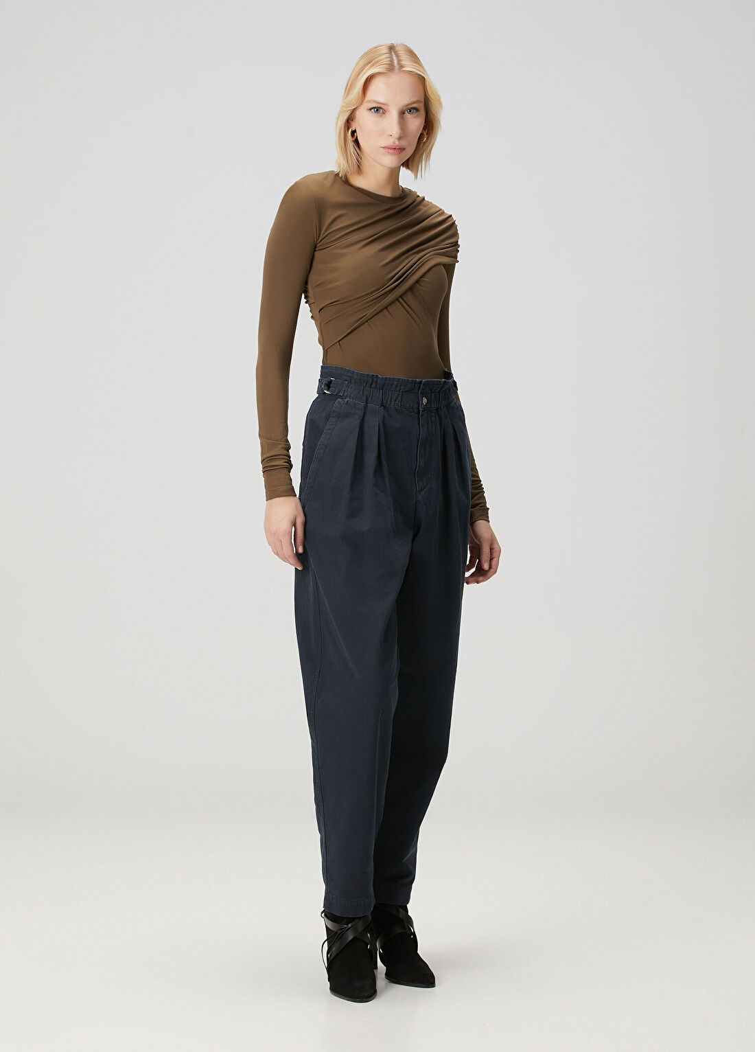 Marant Etoile Neriah Siyah Jean Pantolon