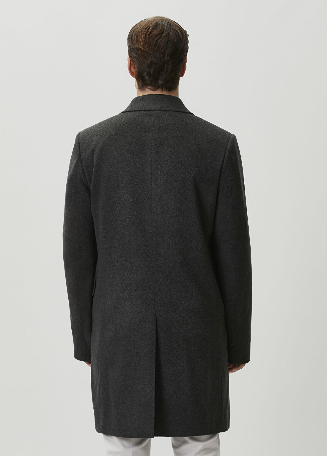 Paul Smith Antrasit Yün Palto görsel 4