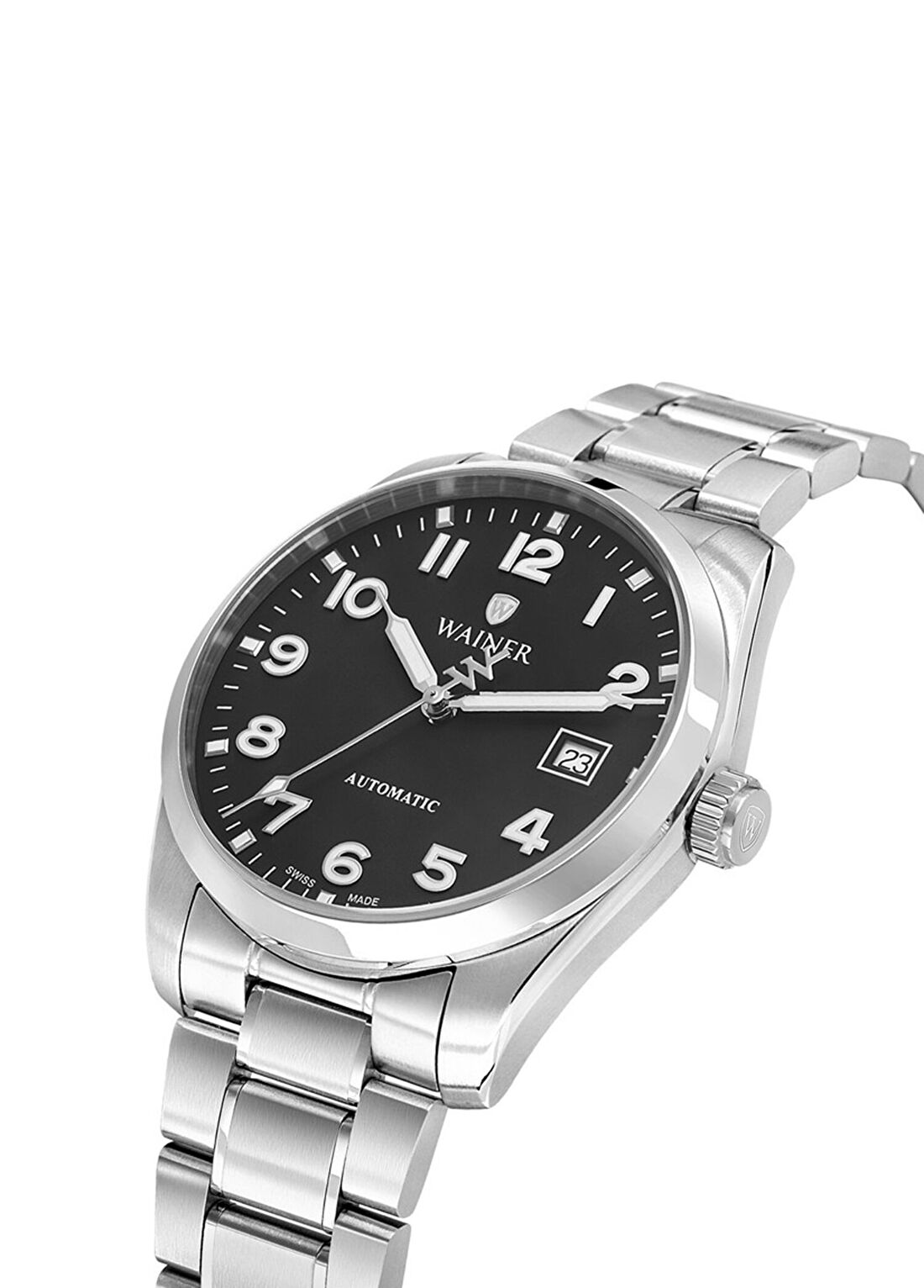 Wainer WA.25700-A Gümüş Metal Erkek Kol Saati görsel 4