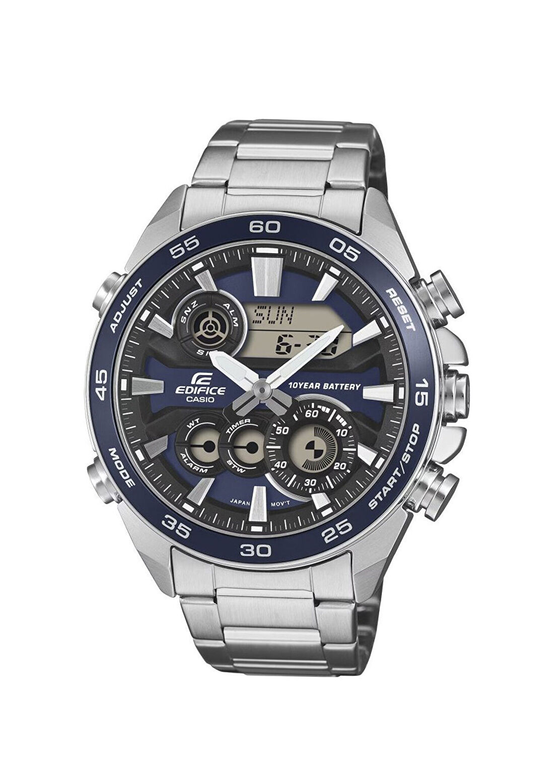 Casio ERA-130D-2ADF Gri Çelik Erkek Kol Saati