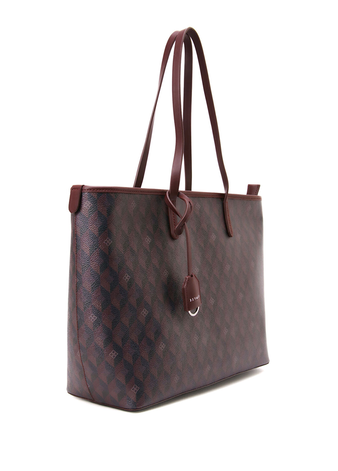 Beymen Bordo Monogram Kadın Alışveriş Çantası görsel 2