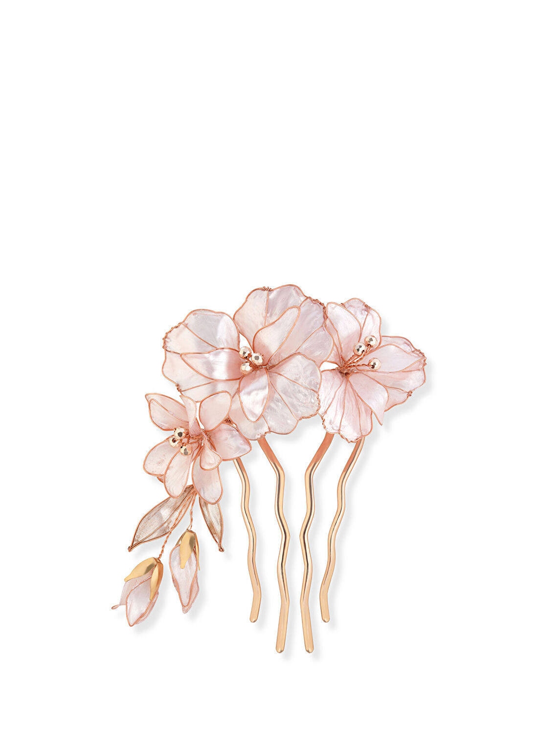 Claritas Coralia Pink Metal Kadın Saç Aksesuarı