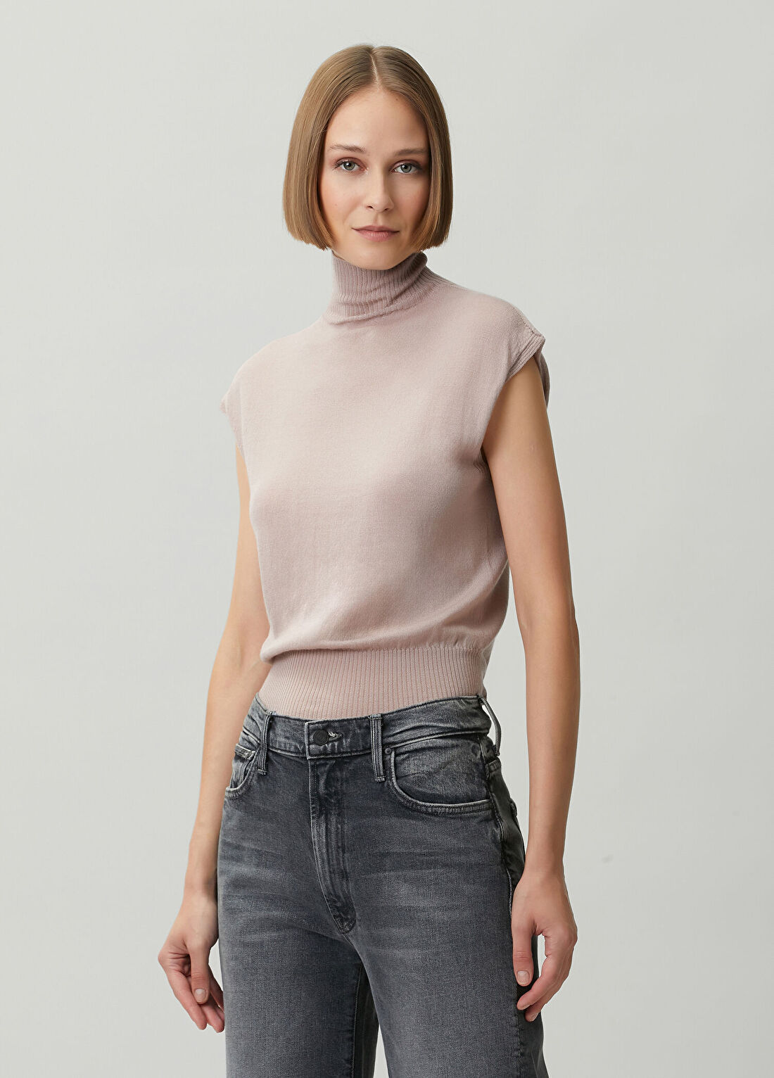 Rick Owens Pembe Yün Triko Bluz görsel 3