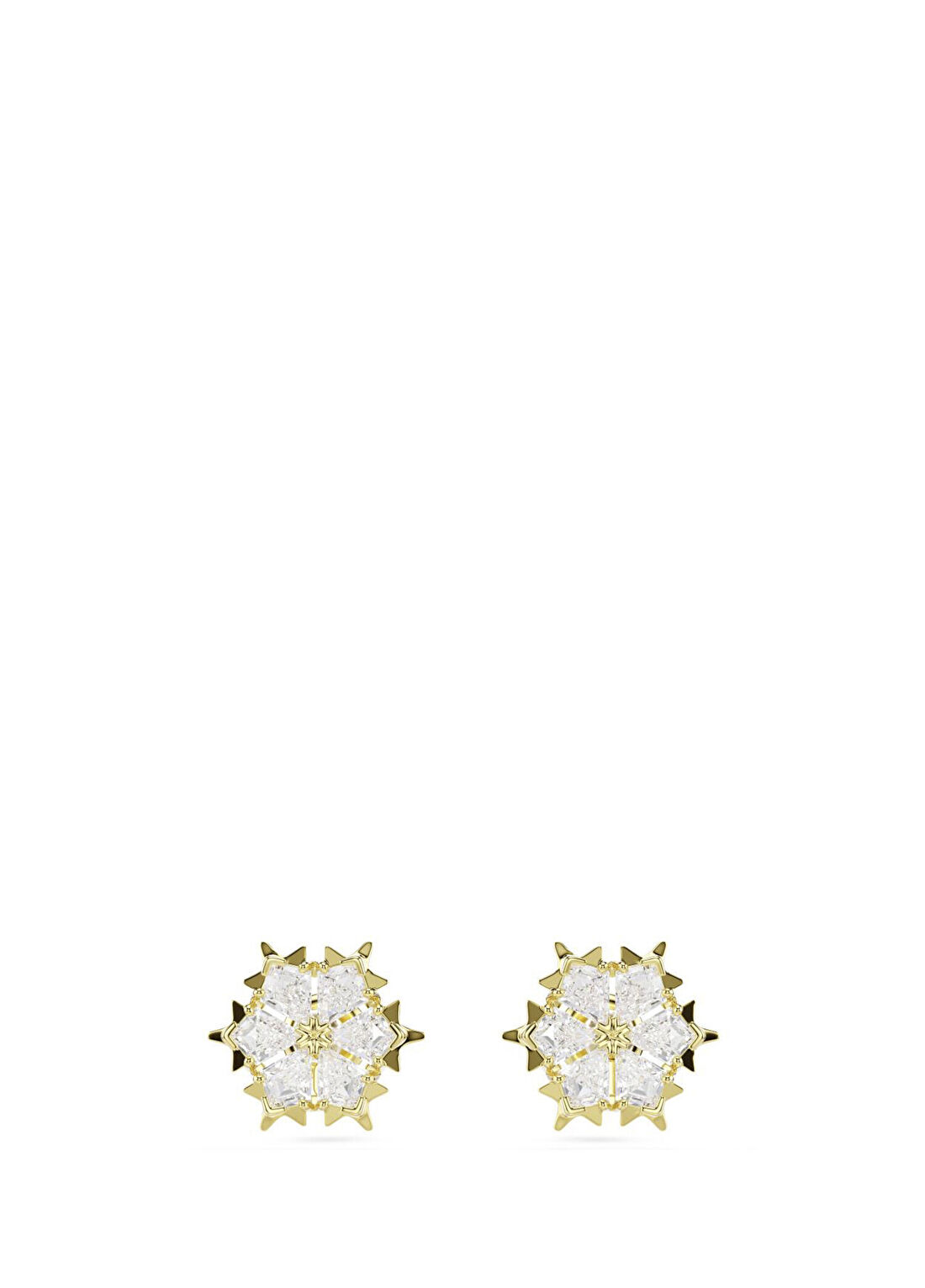 Swarovski 5757816 Mp Magıc Pe Whıte Gos 18 Ayar Altın Kaplama Kadın Küpe