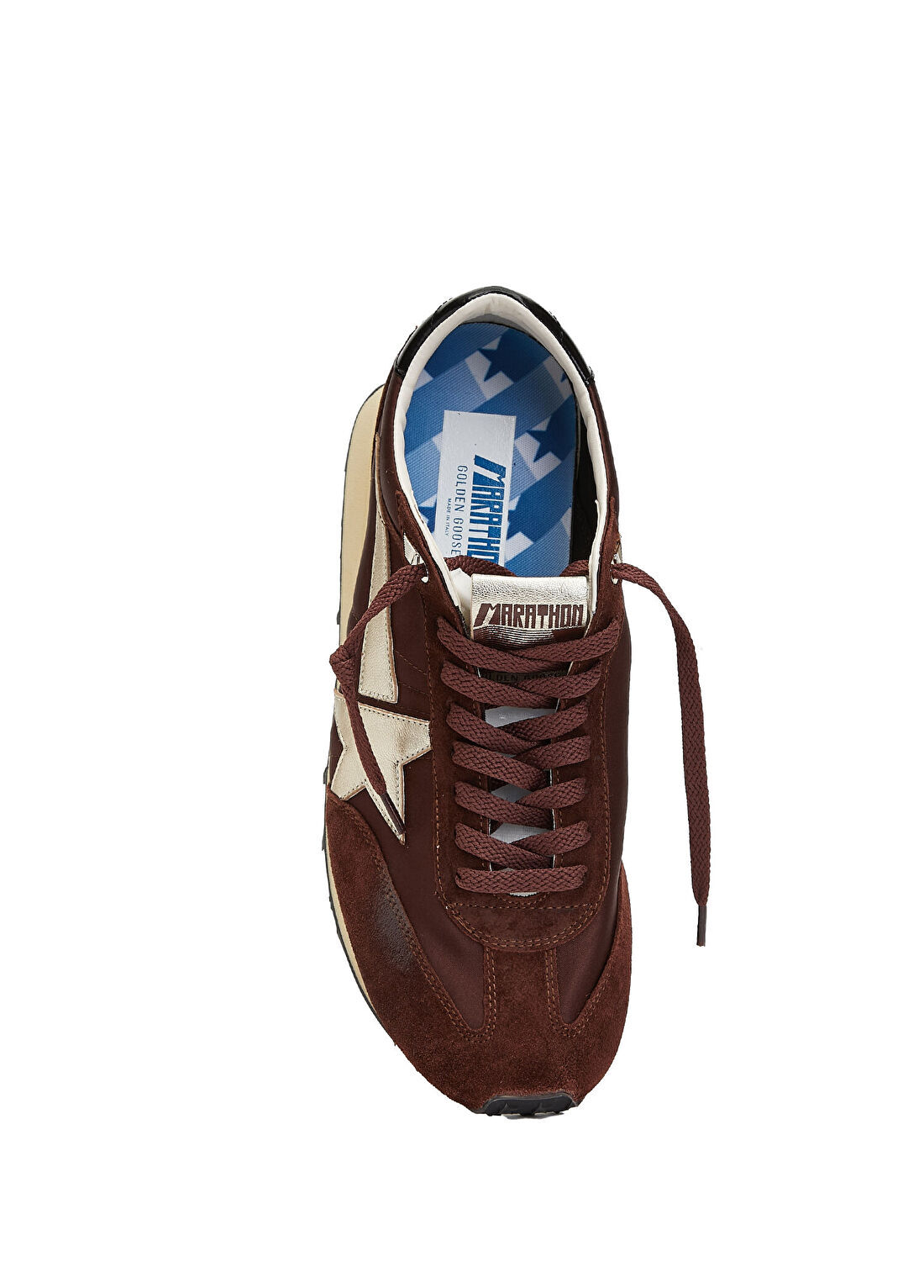 Golden Goose Maraton Kahverengi Erkek Sneaker görsel 4
